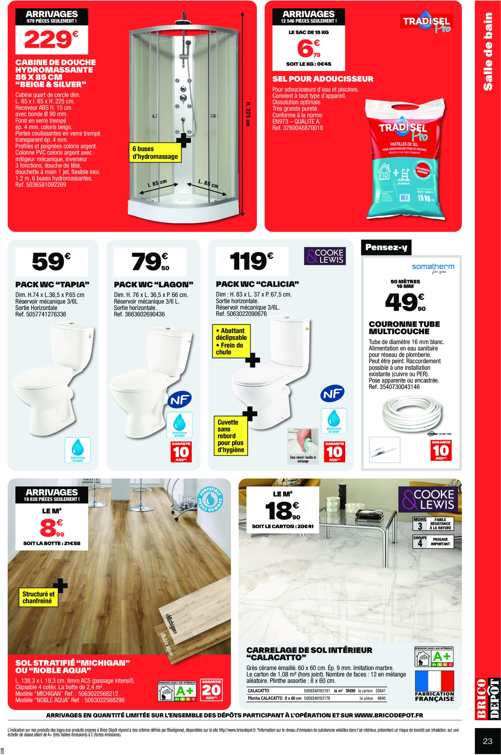 brico-depot - Catalogue Brico Dépôt - Spécial Construction valable dès 23/05 - 05/06 - page: 23