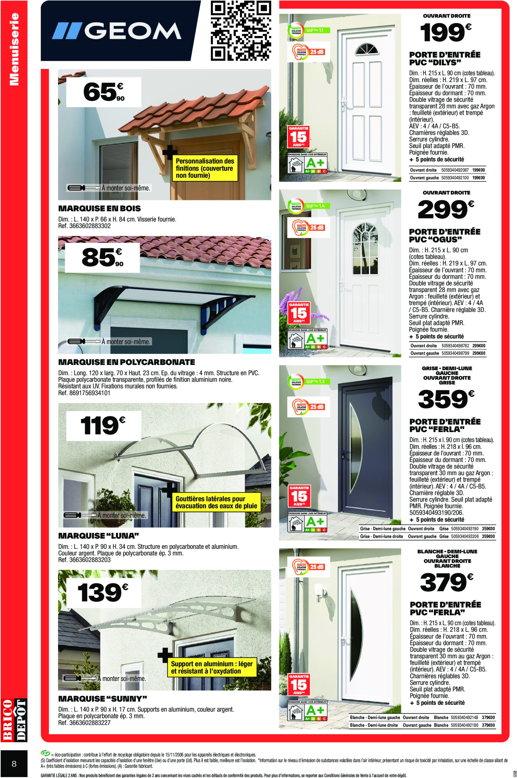 brico-depot - Catalogue Brico Dépôt - Spécial Construction valable dès 23/05 - 05/06 - page: 8