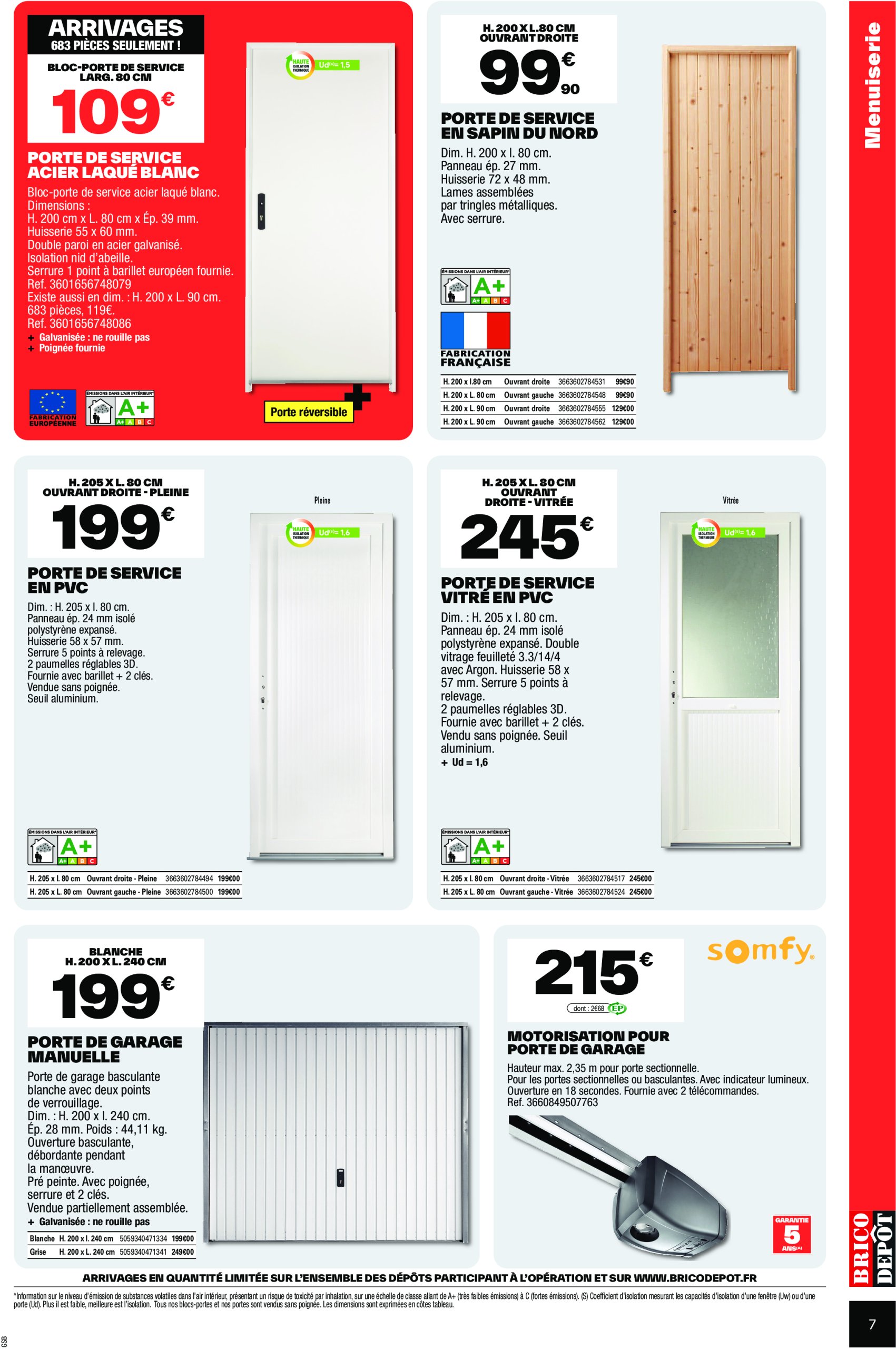 brico-depot - Catalogue Brico Dépôt - Spécial Construction valable dès 23/05 - 05/06 - page: 7
