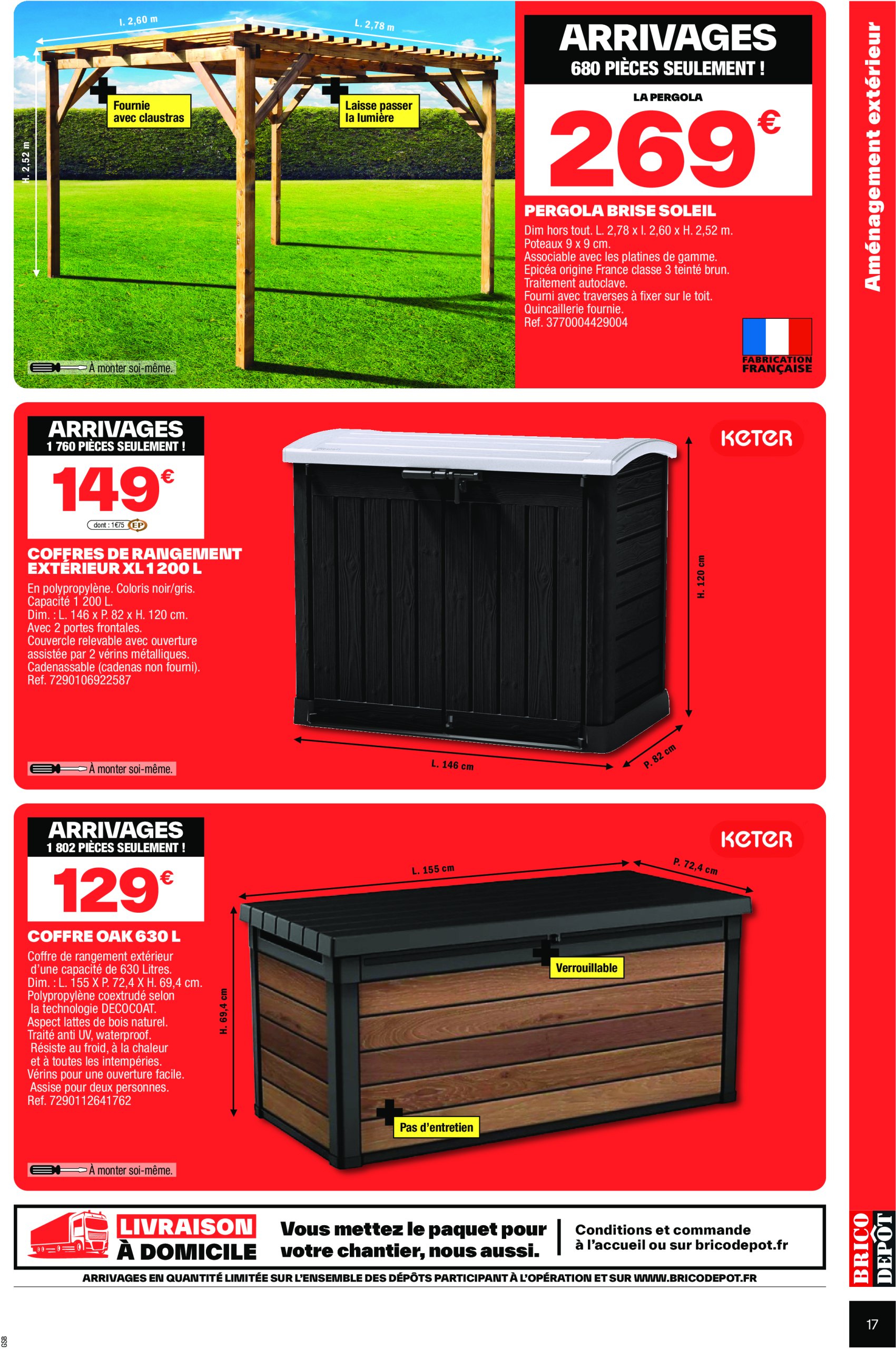 brico-depot - Catalogue Brico Dépôt - Spécial Construction valable dès 23/05 - 05/06 - page: 17