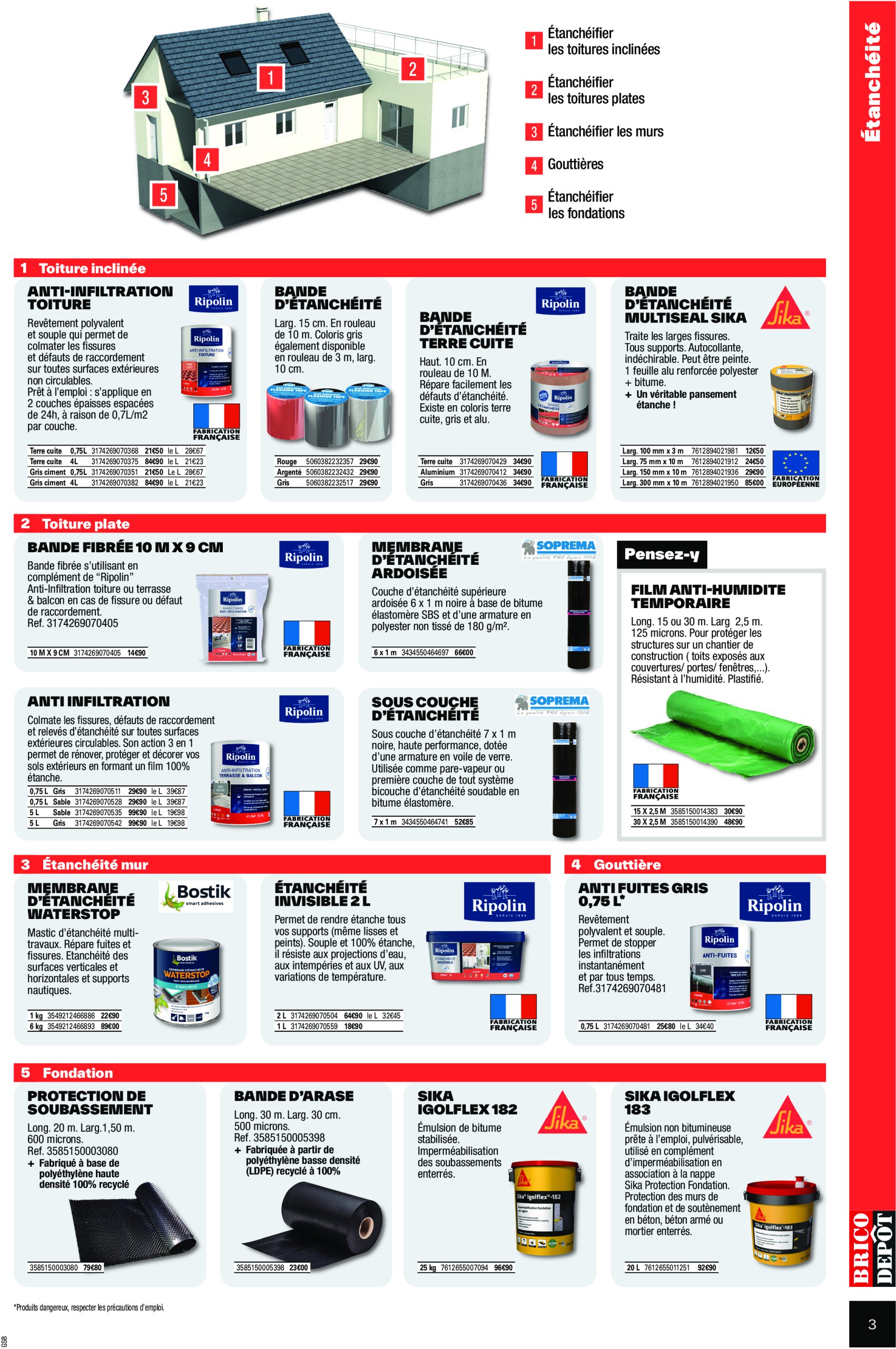brico-depot - Catalogue Brico Dépôt - Spécial Construction valable dès 23/05 - 05/06 - page: 3