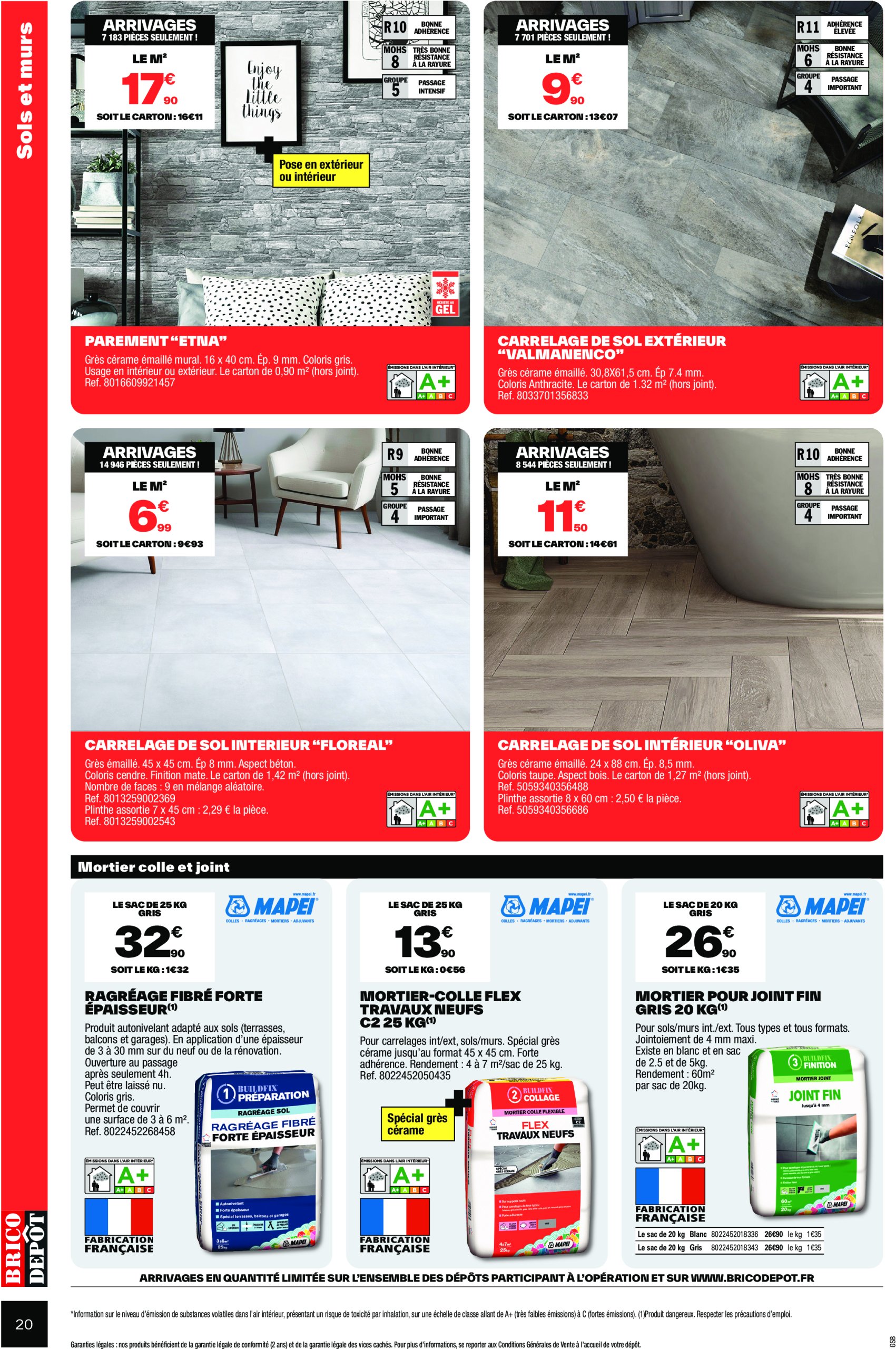 brico-depot - Catalogue Brico Dépôt - Spécial Construction valable dès 23/05 - 05/06 - page: 20