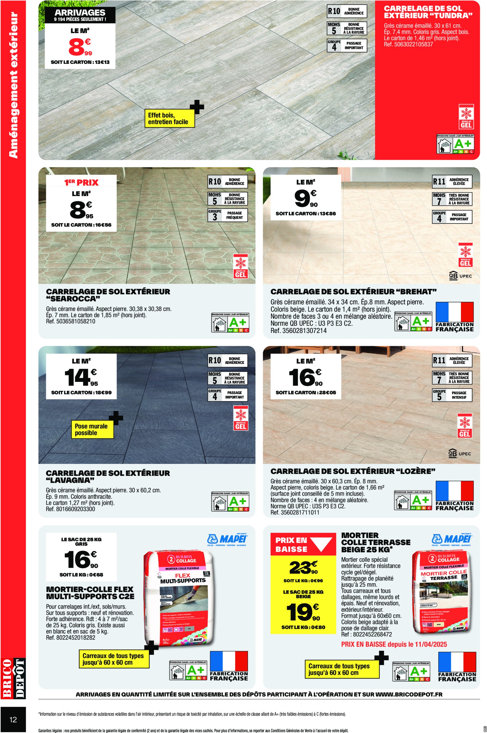 brico-depot - Catalogue Brico Dépôt valable du 06/06 au 19/06 - page: 12