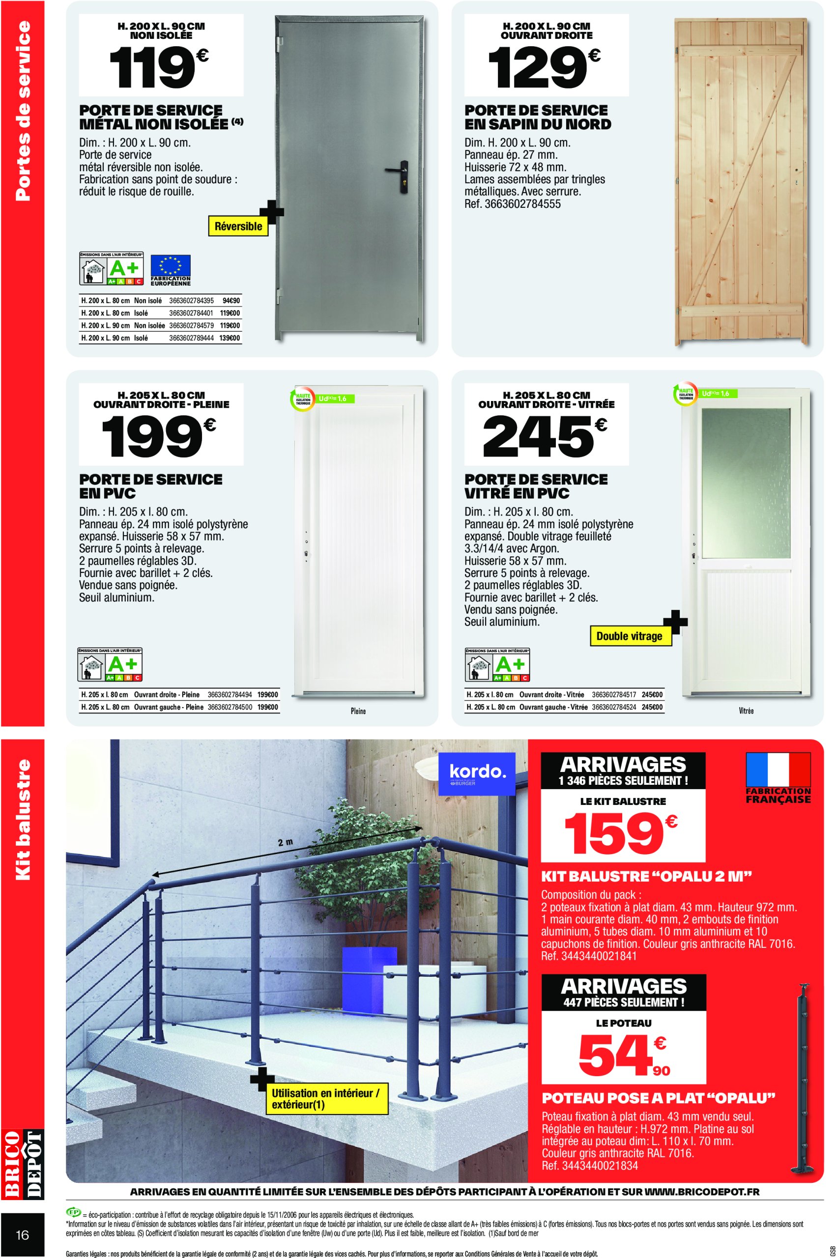brico-depot - Catalogue Brico Dépôt valable du 06/06 au 19/06 - page: 16