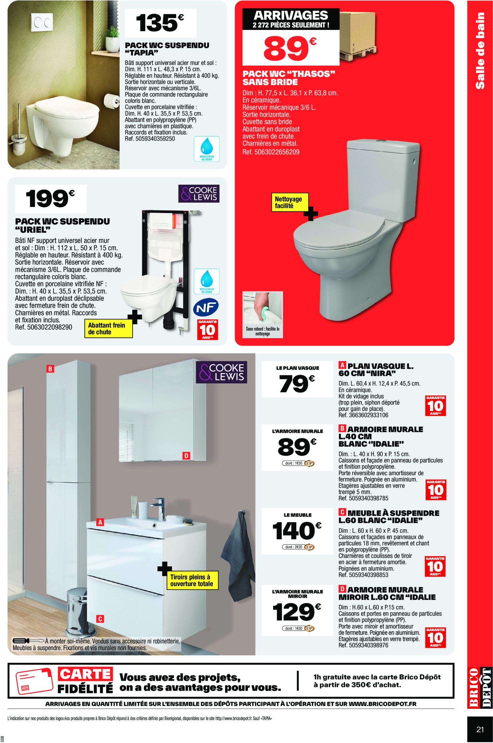 brico-depot - Catalogue Brico Dépôt valable du 06/06 au 19/06 - page: 21