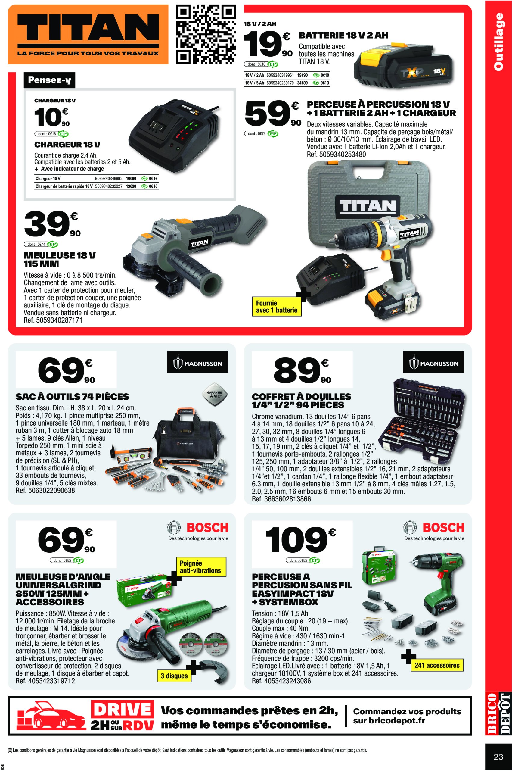 brico-depot - Catalogue Brico Dépôt valable du 06/06 au 19/06 - page: 23