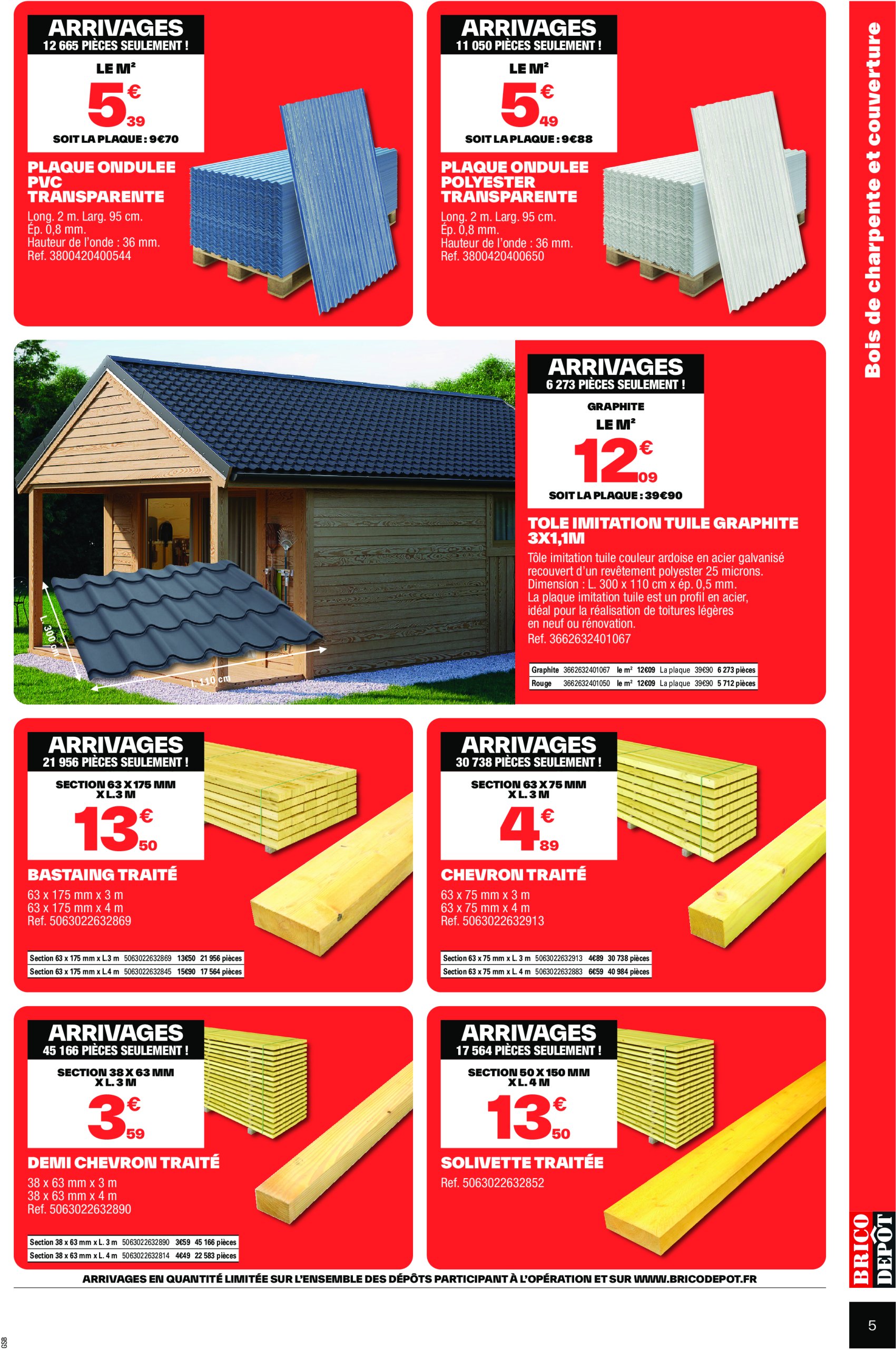 brico-depot - Catalogue Brico Dépôt valable du 06/06 au 19/06 - page: 5