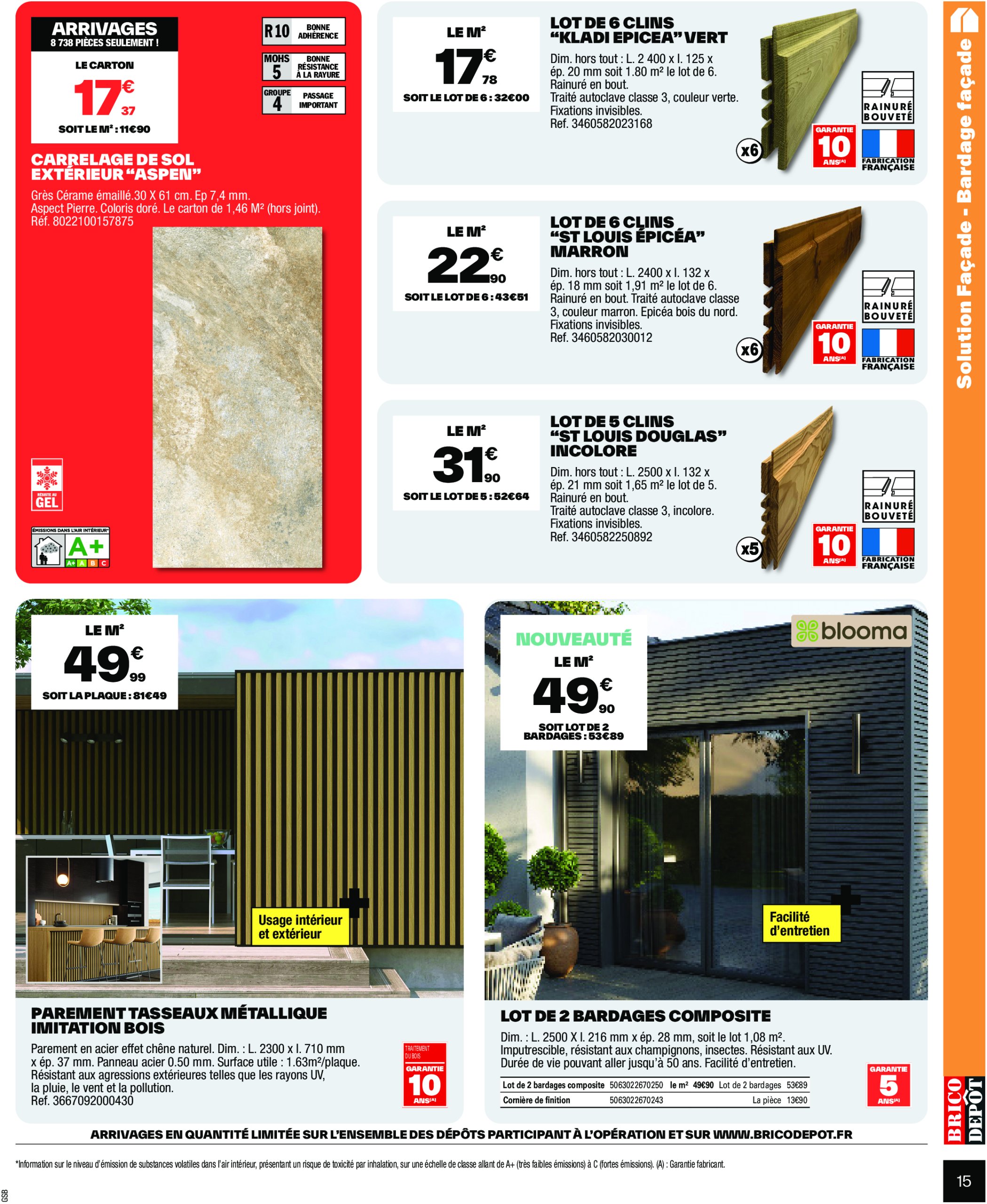 brico-depot - Catalogue Brico Dépôt valable du 20/06 au 03/07 - page: 15