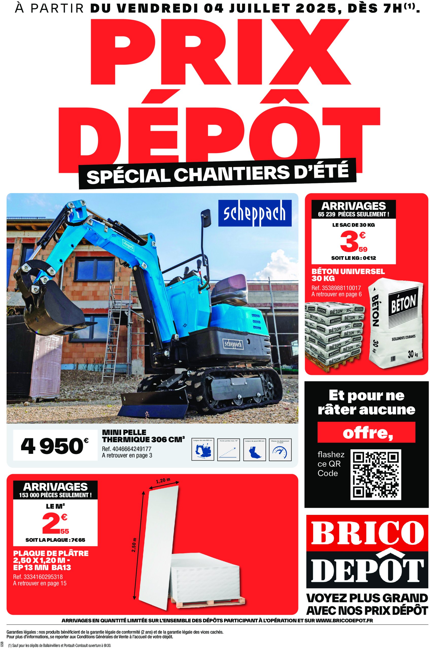 brico-depot - Catalogue Brico Dépôt valable du 04/07 au 17/07 - page: 1