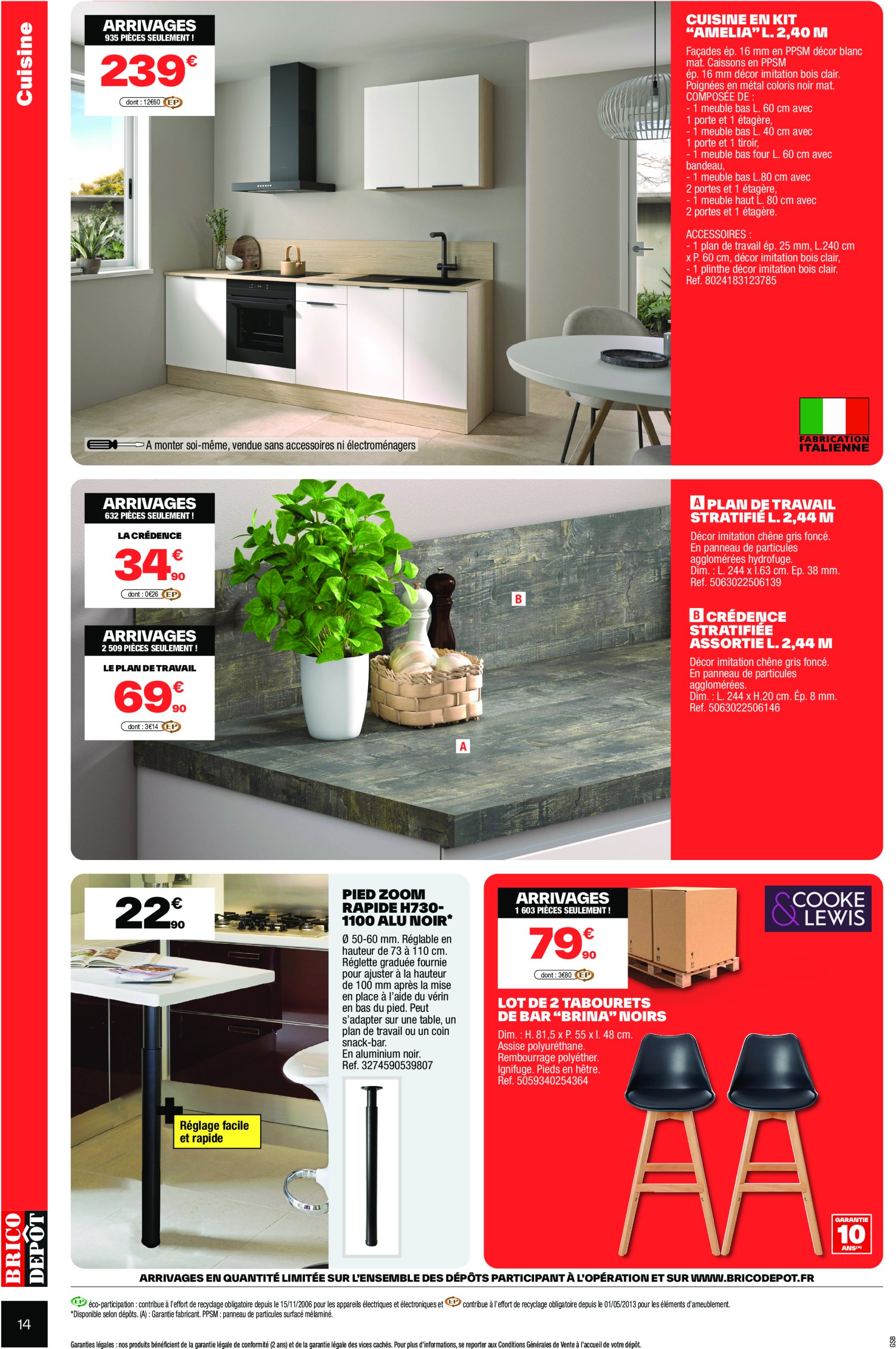 brico-depot - Catalogue Brico Dépôt valable du 18/07 au 07/08 - page: 14