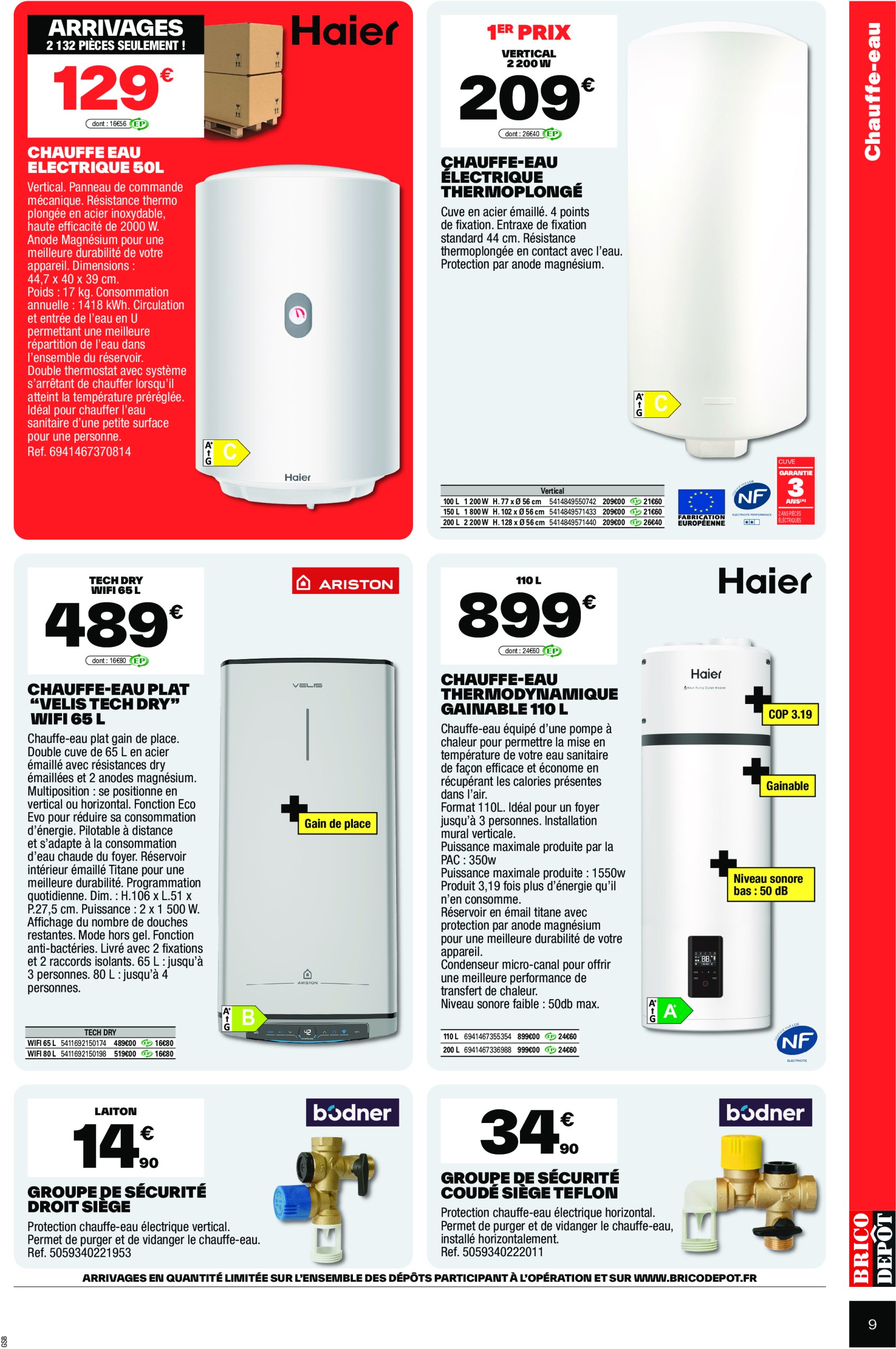 brico-depot - Catalogue Brico Dépôt valable du 18/07 au 07/08 - page: 9