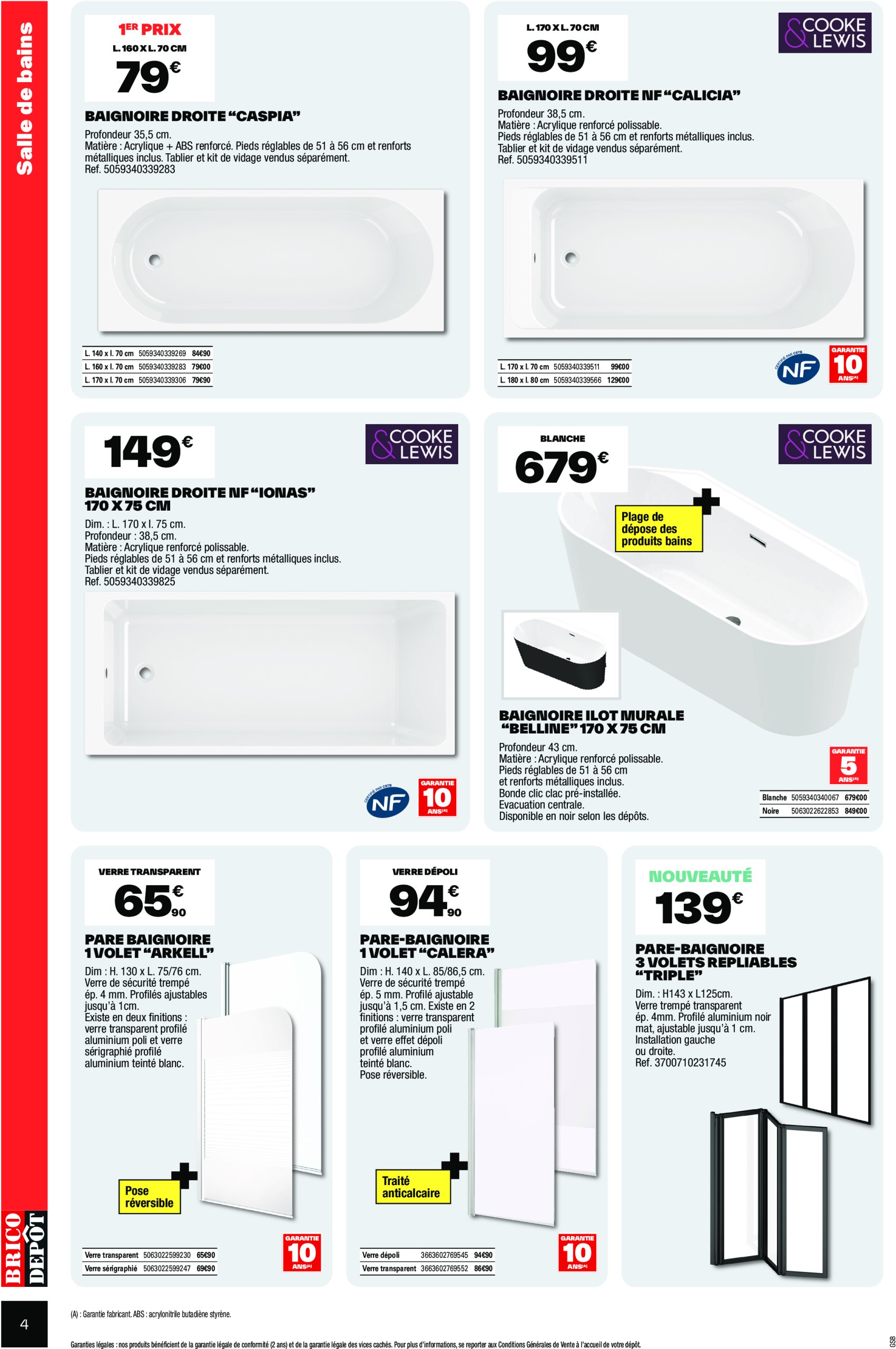 brico-depot - Catalogue Brico Dépôt valable du 18/07 au 07/08 - page: 4