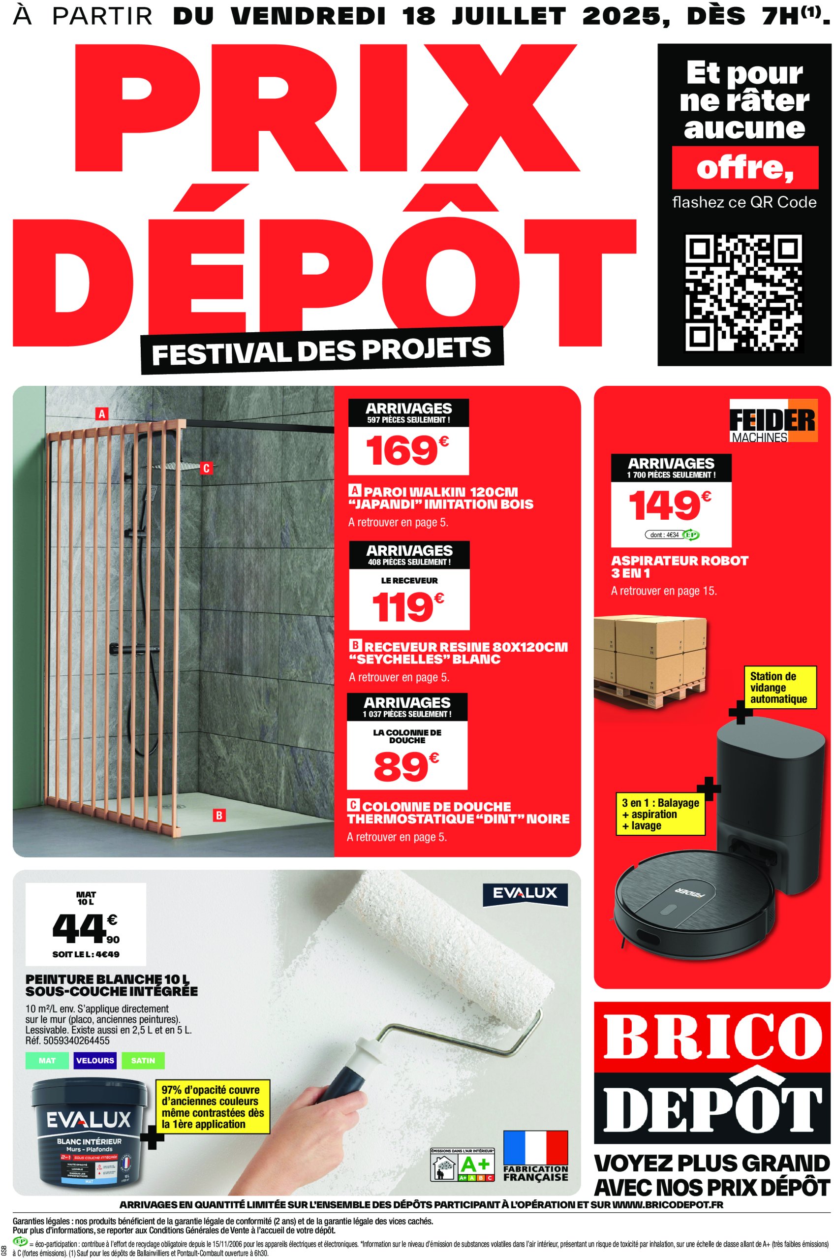 brico-depot - Catalogue Brico Dépôt valable du 18/07 au 07/08