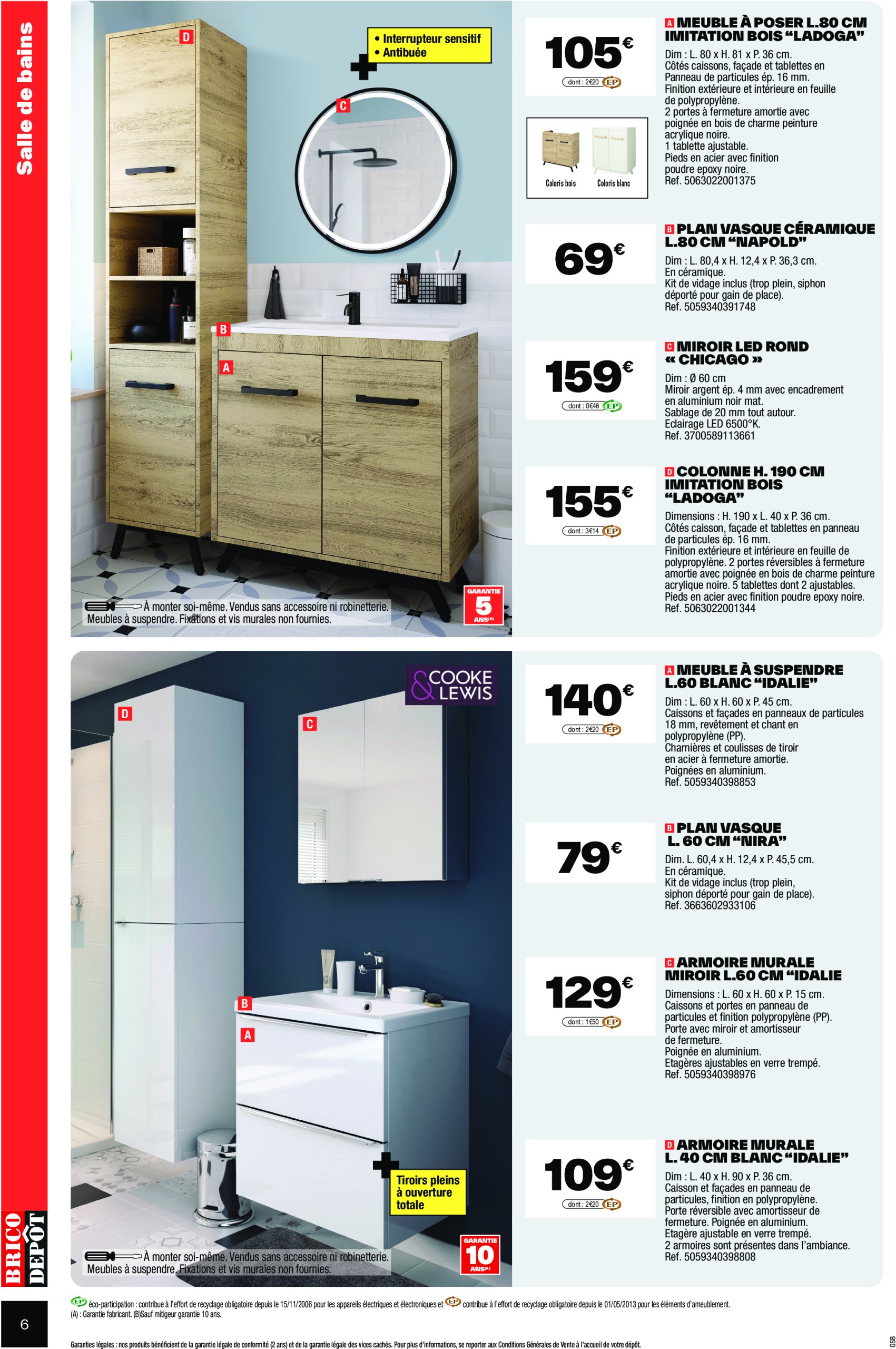 brico-depot - Catalogue Brico Dépôt valable du 18/07 au 07/08 - page: 6