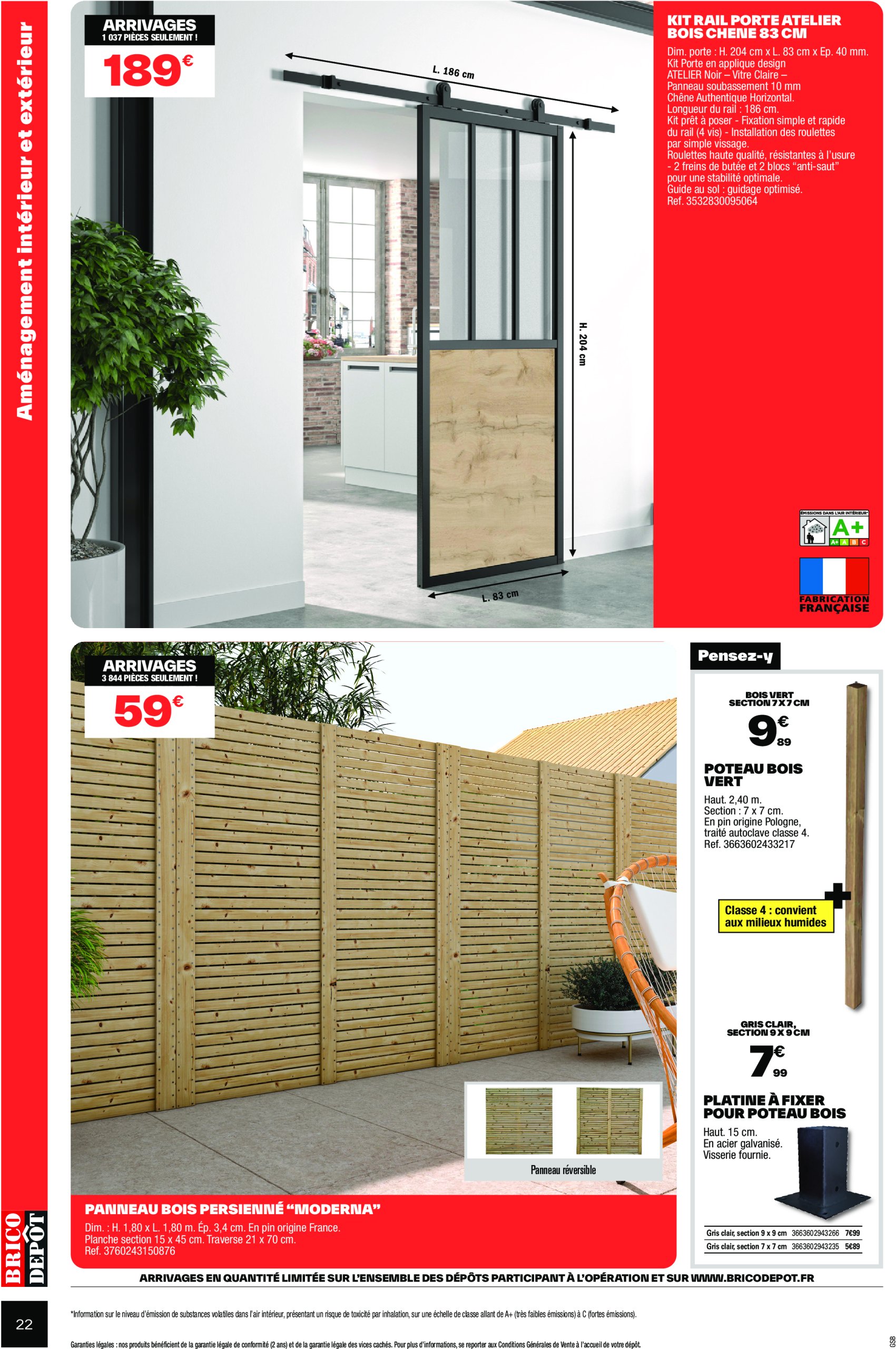 brico-depot - Catalogue Brico Dépôt valable du 18/07 au 07/08 - page: 22