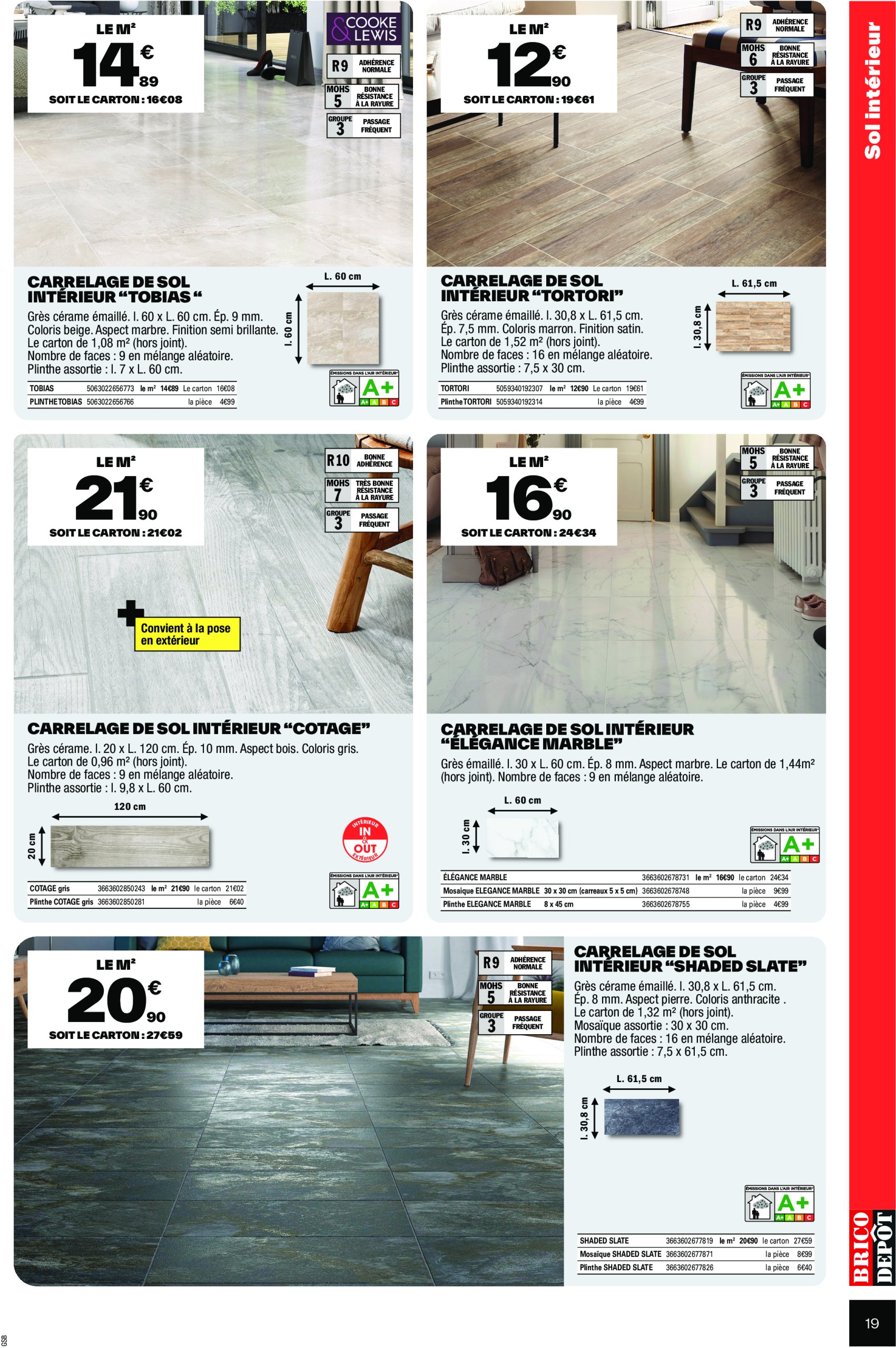 brico-depot - Catalogue Brico Dépôt valable du 18/07 au 07/08 - page: 19