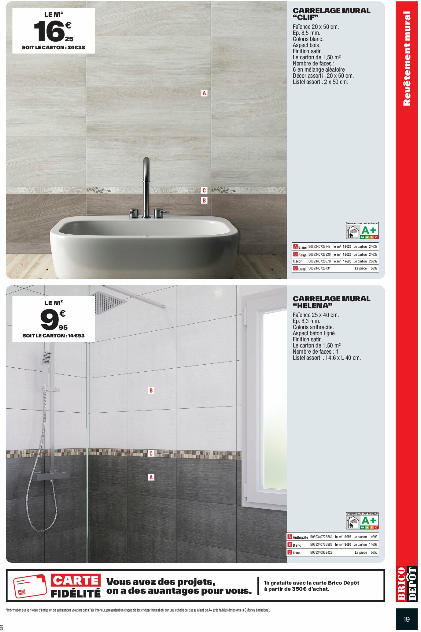 brico-depot - Catalogue Brico Dépôt valable du 22/08 au 04/09 - page: 19
