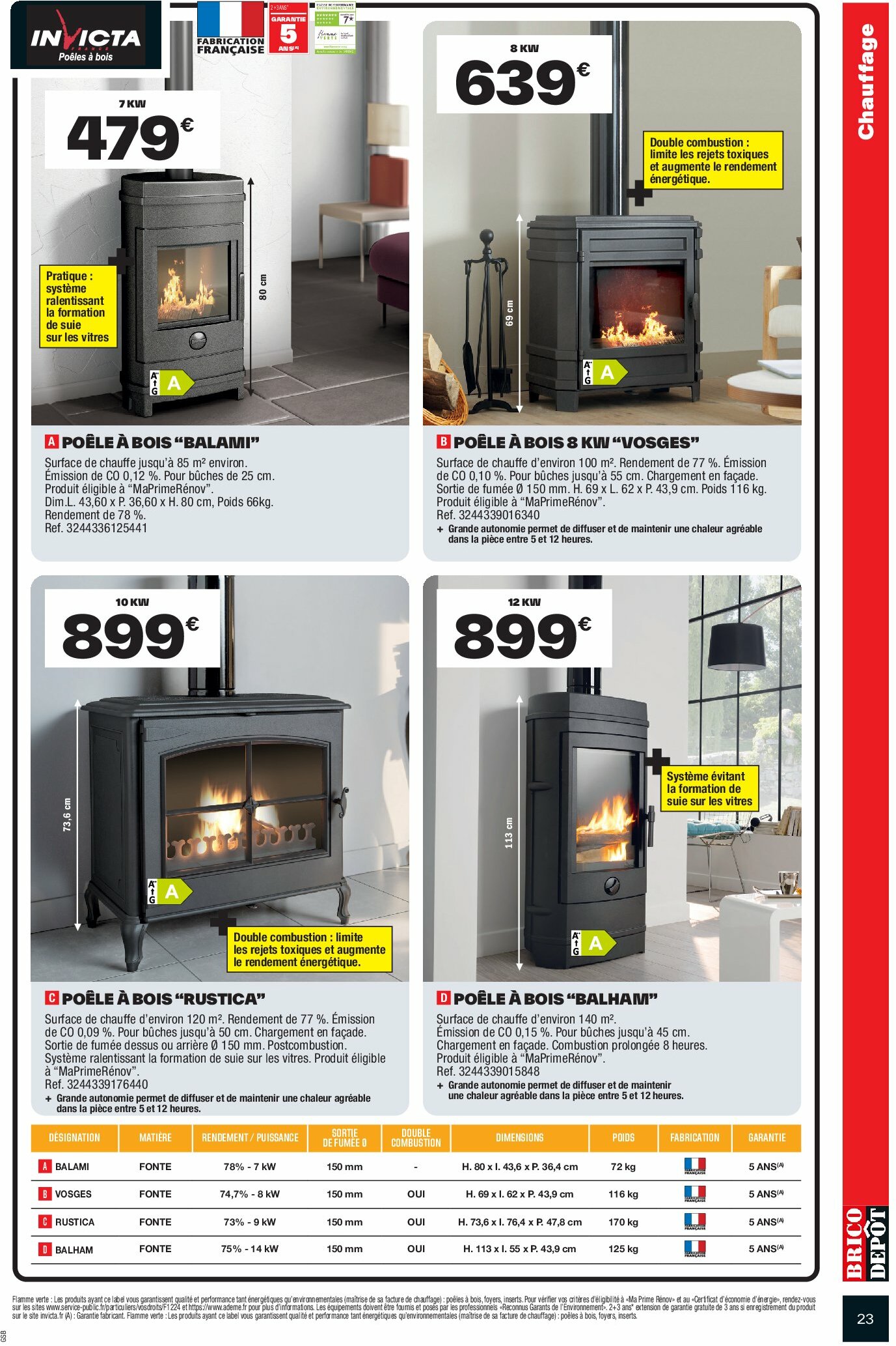 brico-depot - Catalogue Brico Dépôt valable du 22/08 au 04/09 - page: 23