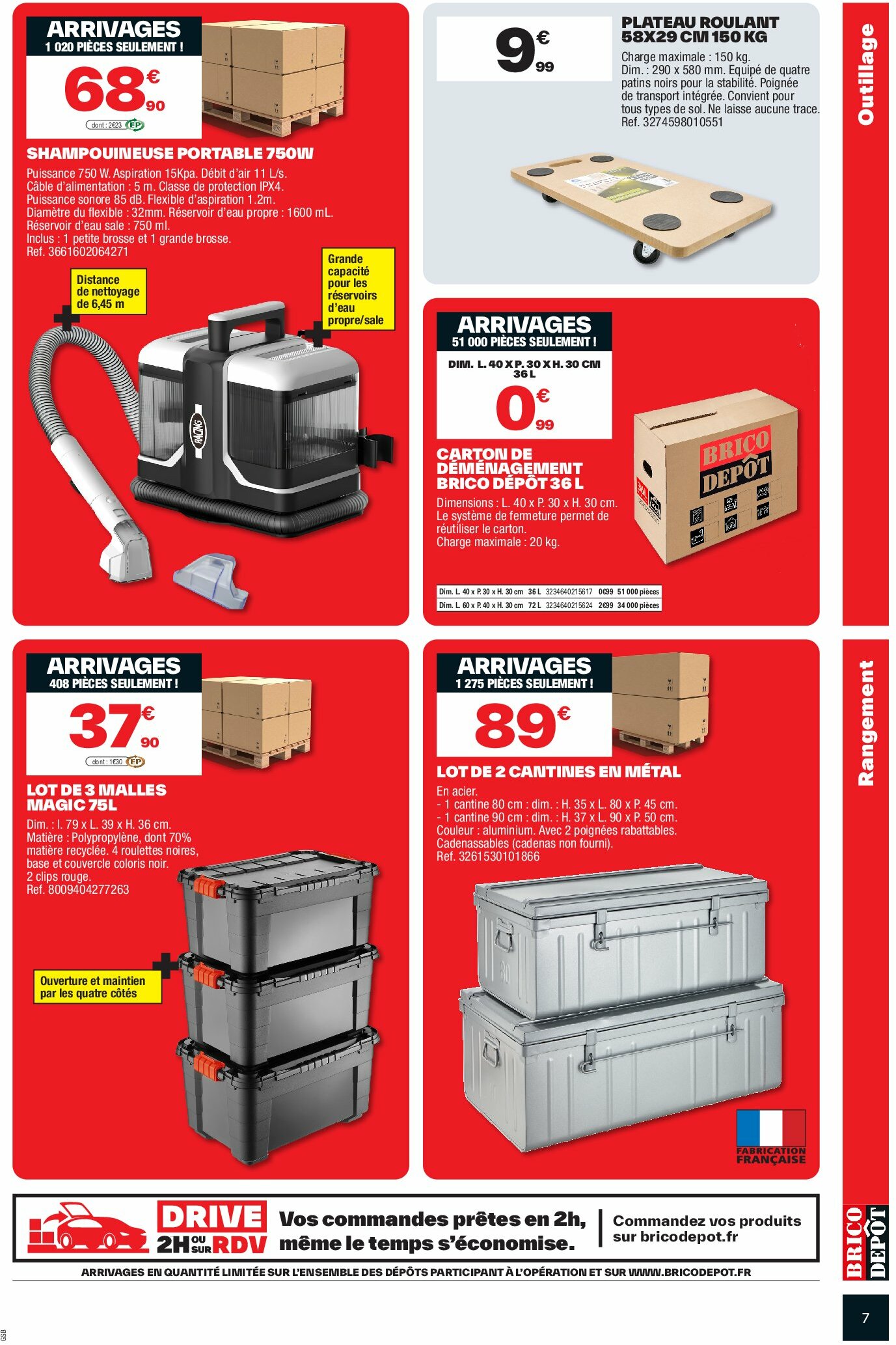 brico-depot - Catalogue Brico Dépôt valable du 22/08 au 04/09 - page: 7
