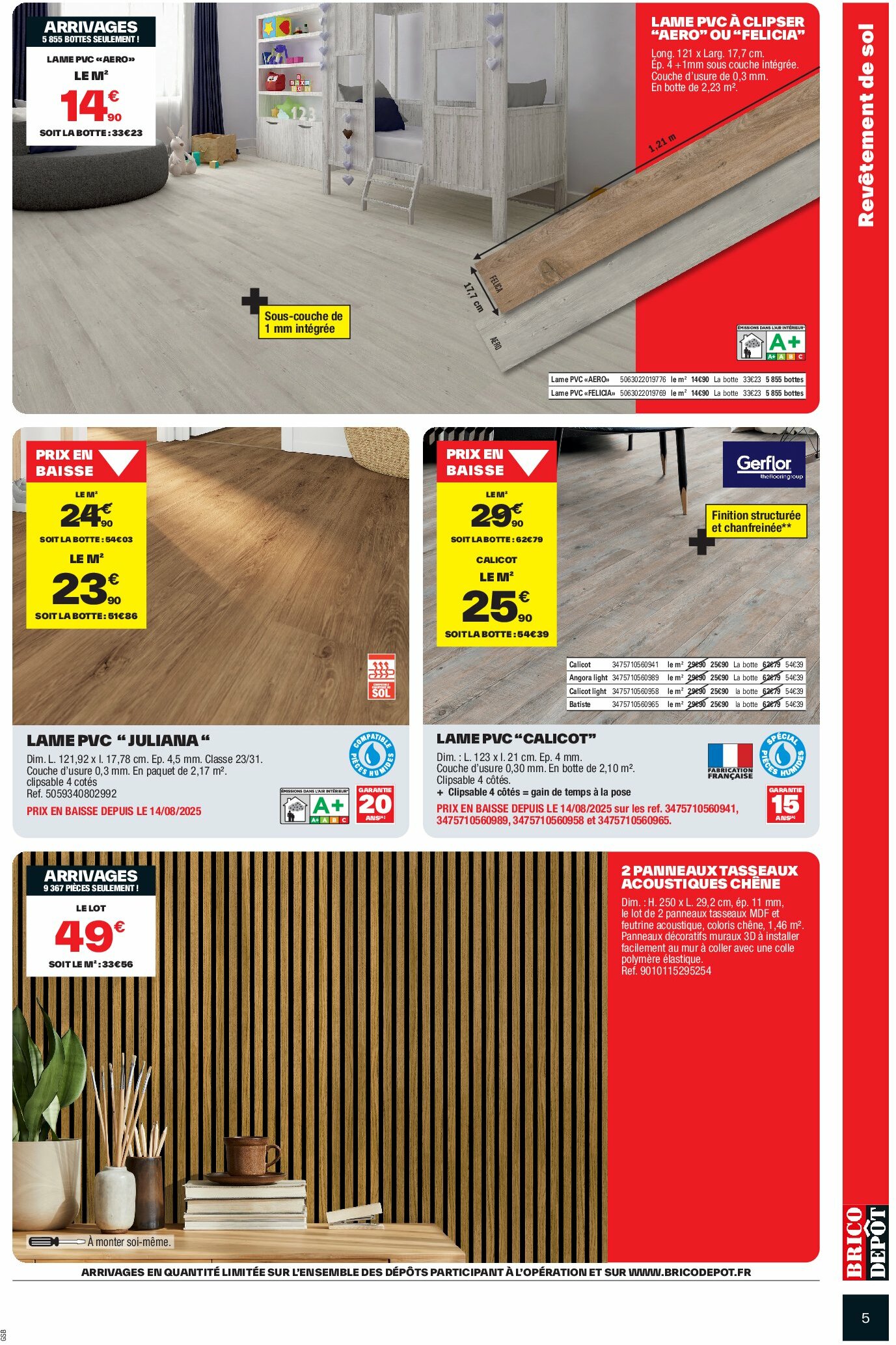 brico-depot - Catalogue Brico Dépôt valable du 22/08 au 04/09 - page: 5