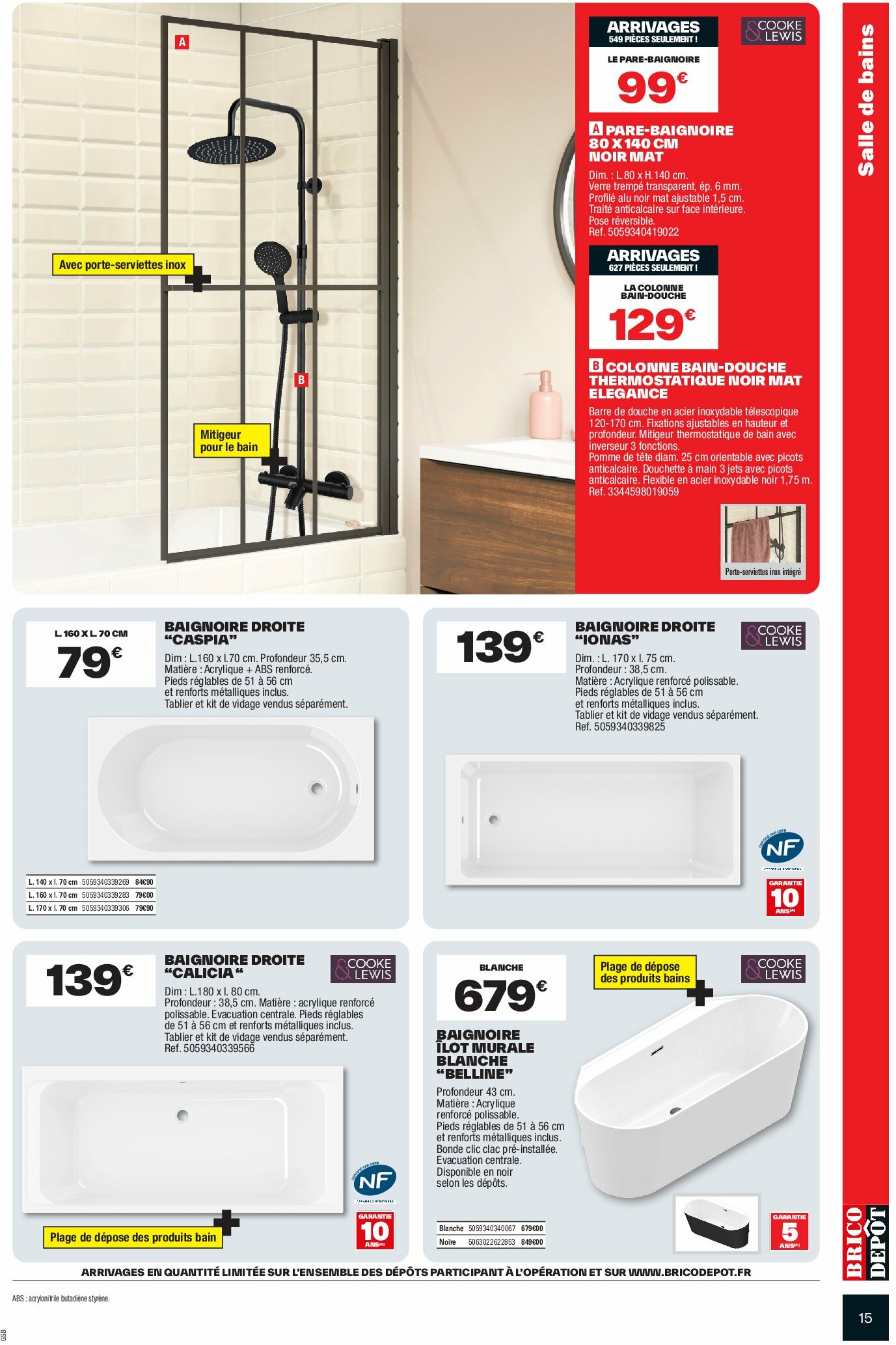 brico-depot - Catalogue Brico Dépôt valable du 22/08 au 04/09 - page: 15