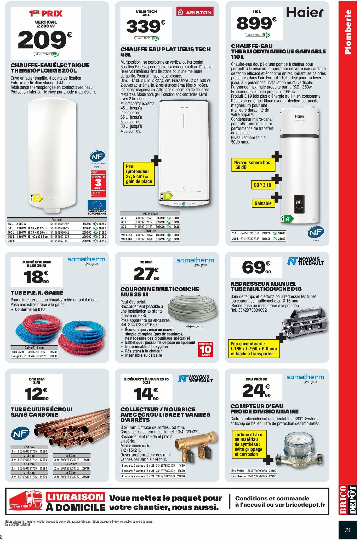 brico-depot - Catalogue Brico Dépôt valable du 22/08 au 04/09 - page: 21