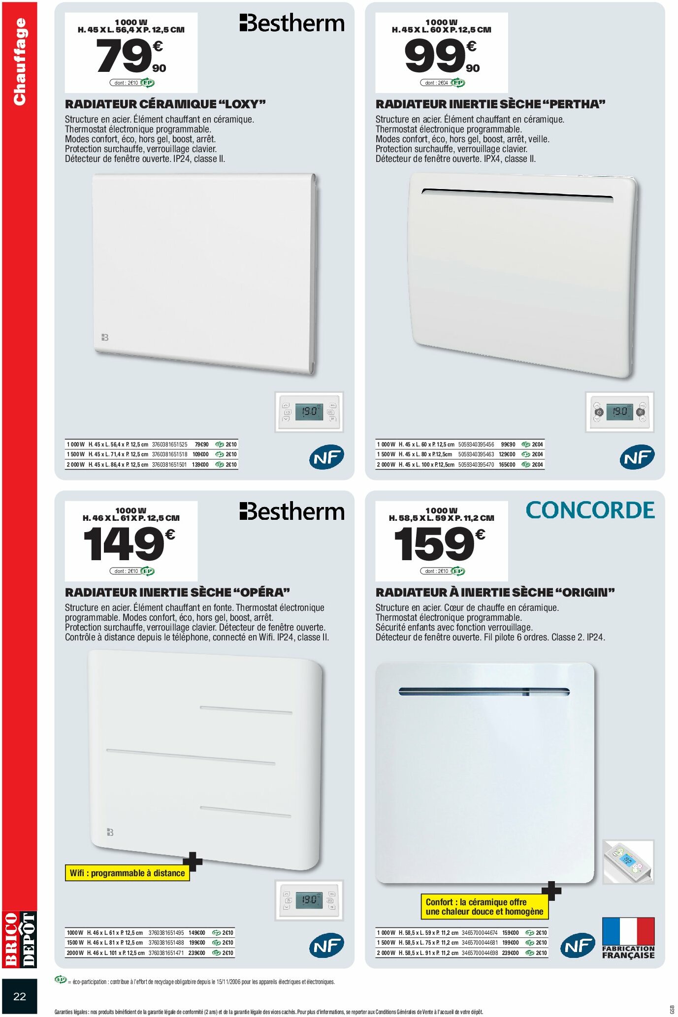 brico-depot - Catalogue Brico Dépôt valable du 22/08 au 04/09 - page: 22