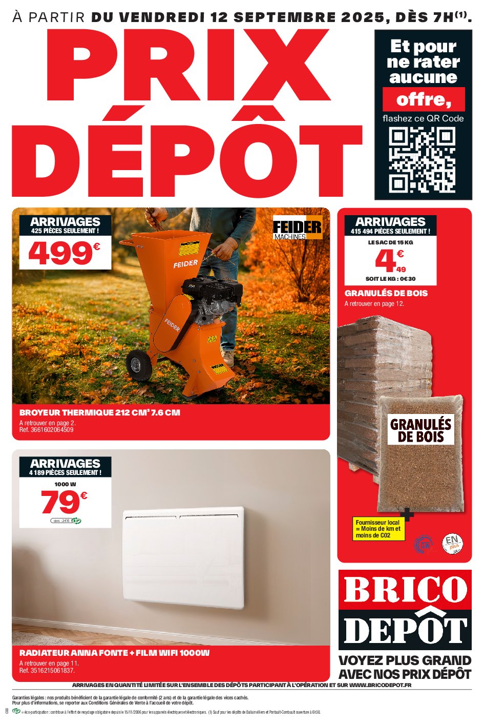 brico-depot - Catalogue Brico Dépôt valable du 12/09 au 25/09