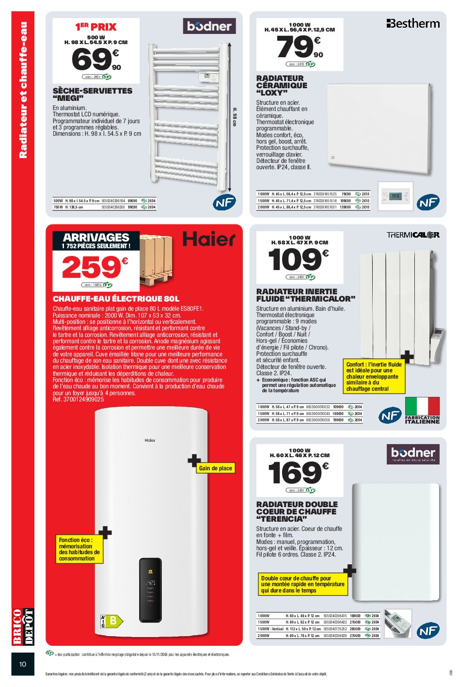 brico-depot - Catalogue Brico Dépôt valable du 12/09 au 25/09 - page: 10
