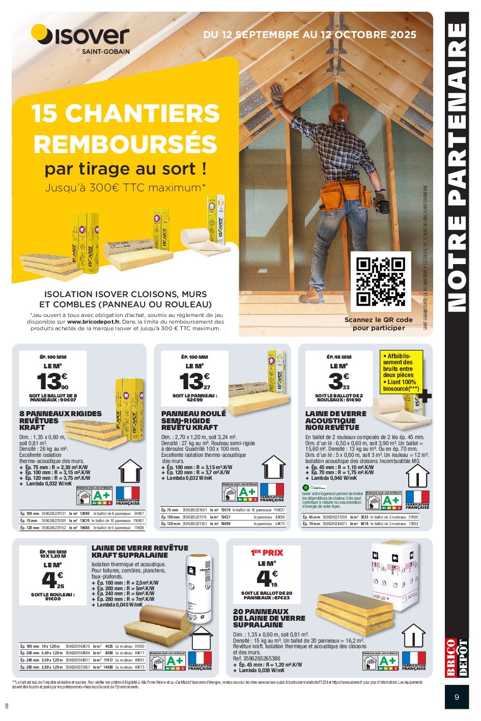 brico-depot - Catalogue Brico Dépôt valable du 12/09 au 25/09 - page: 9