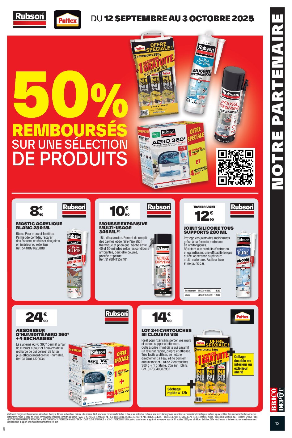 brico-depot - Catalogue Brico Dépôt valable du 12/09 au 25/09 - page: 13