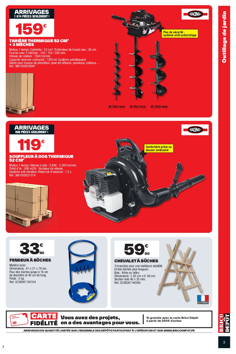brico-depot - Catalogue Brico Dépôt valable du 12/09 au 25/09 - page: 3