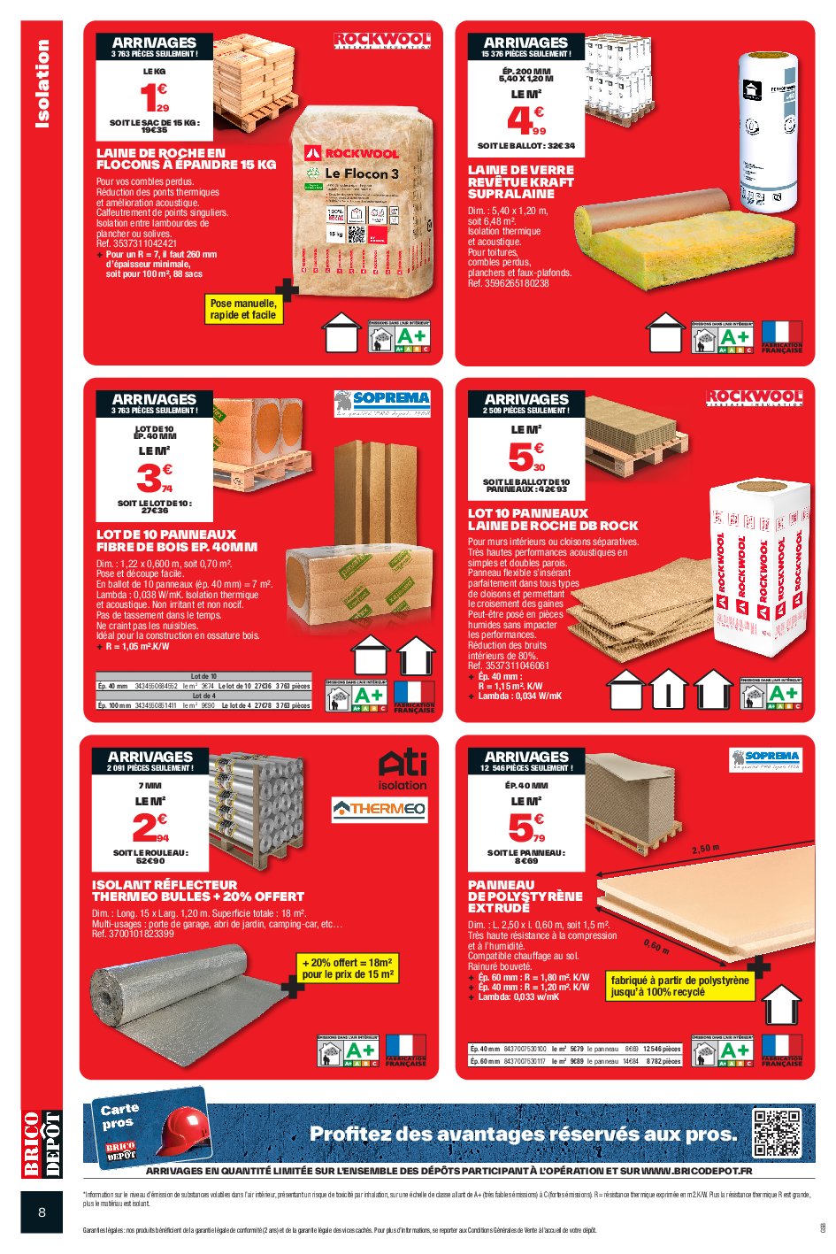 brico-depot - Catalogue Brico Dépôt valable du 12/09 au 25/09 - page: 8
