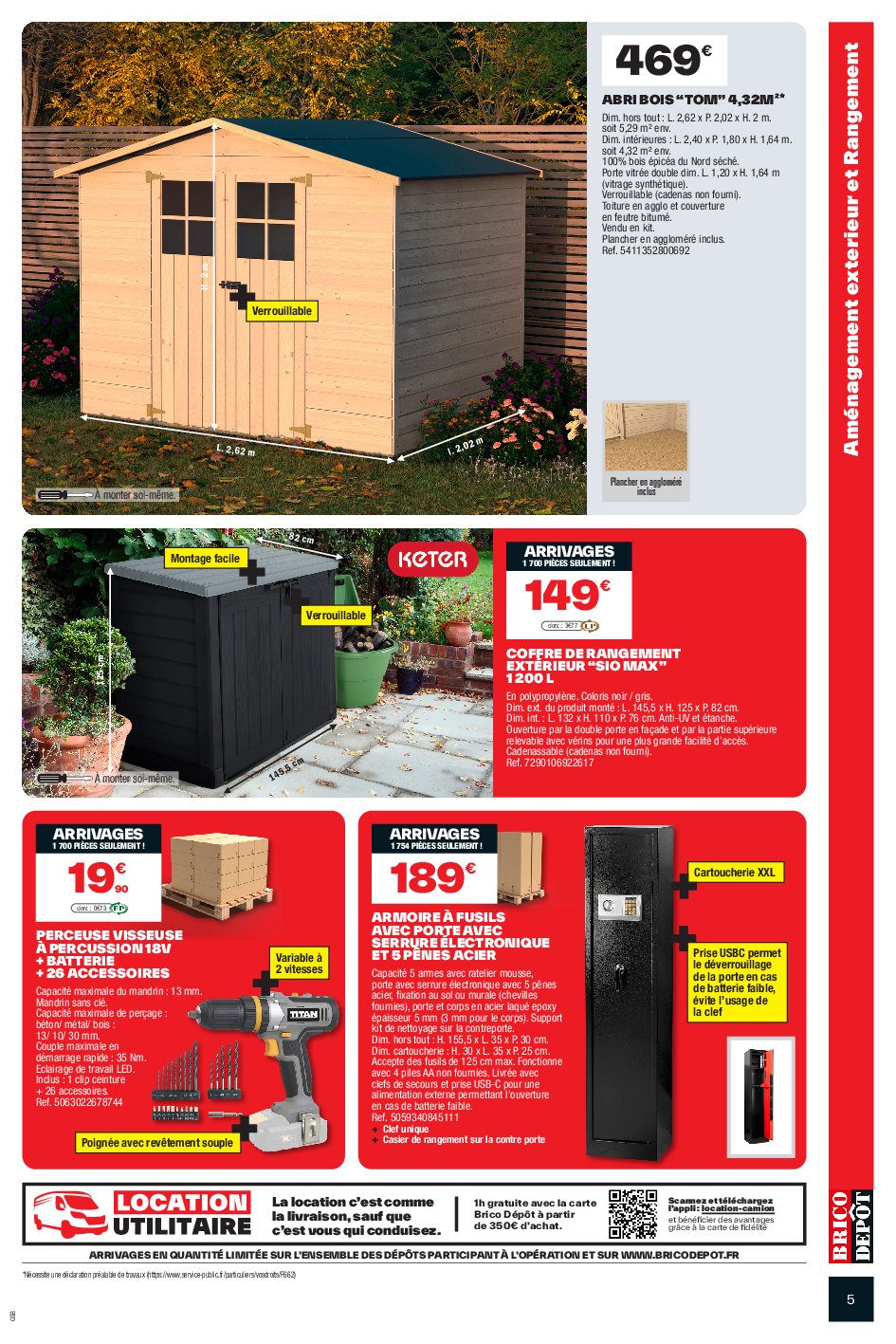 brico-depot - Catalogue Brico Dépôt valable du 12/09 au 25/09 - page: 5
