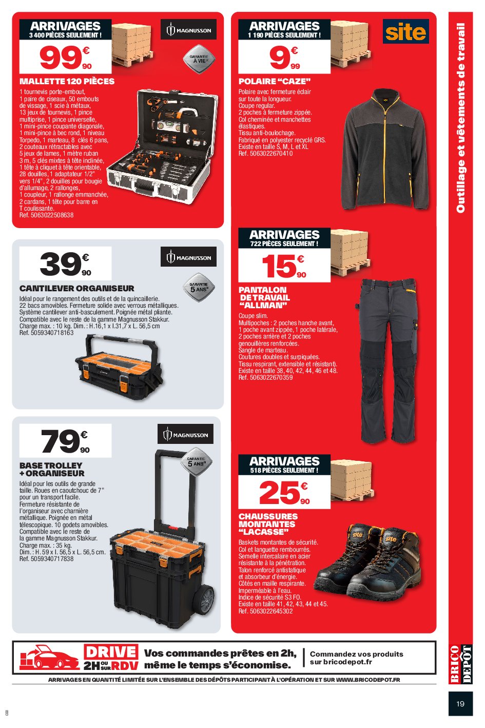 brico-depot - Catalogue Brico Dépôt valable du 12/09 au 25/09 - page: 19