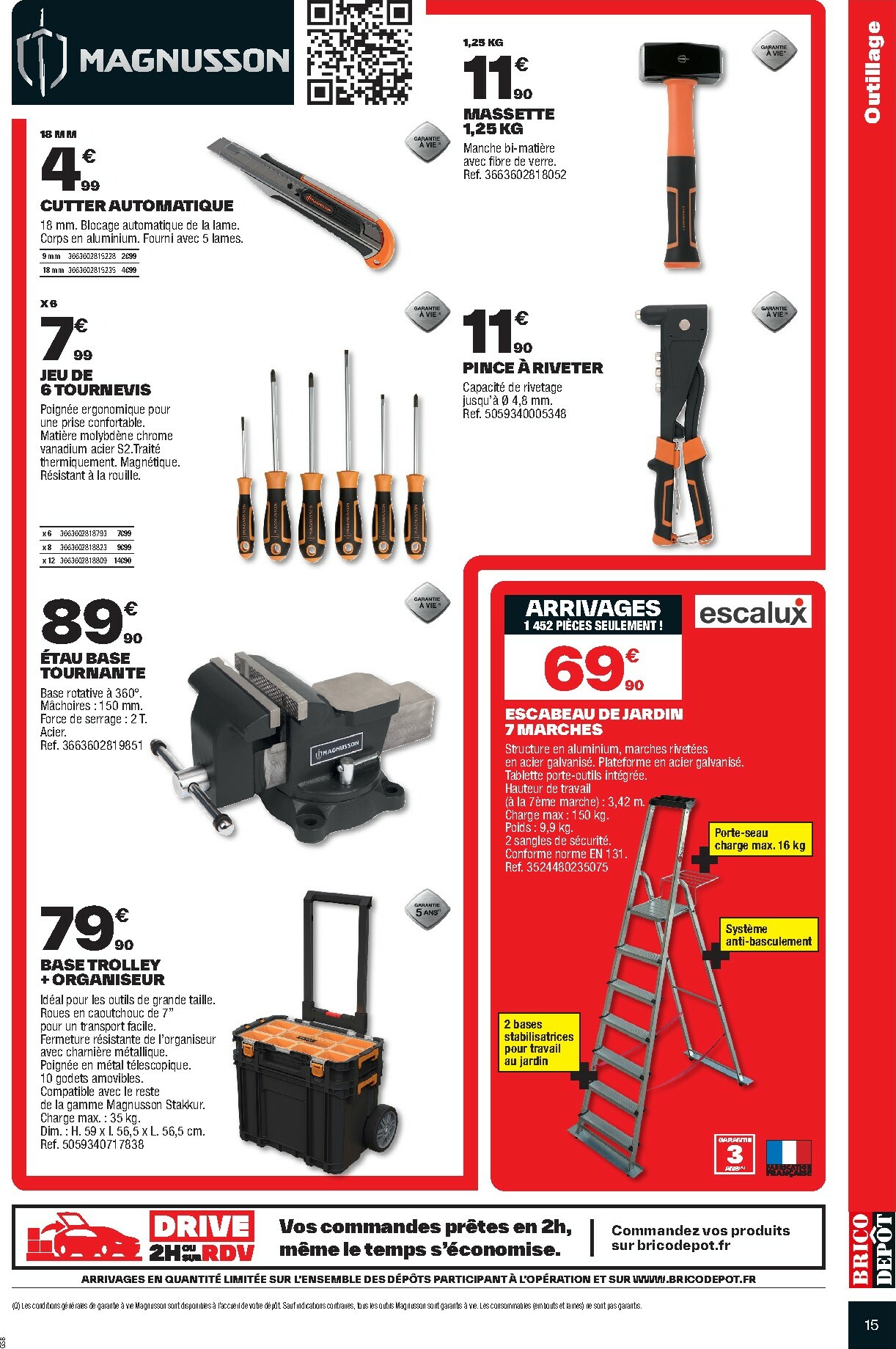 brico-depot - Catalogue Brico Dépôt valable du 26/09 au 09/10 - page: 15