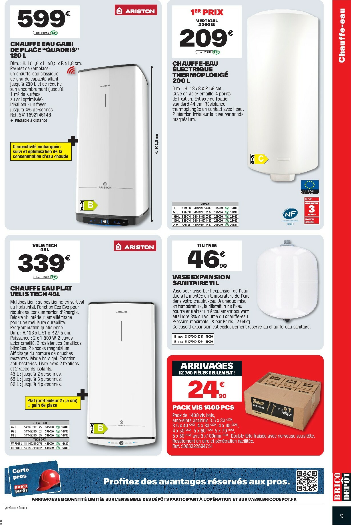 brico-depot - Catalogue Brico Dépôt - Cuisine valable du 03/10 au 16/10 - page: 9