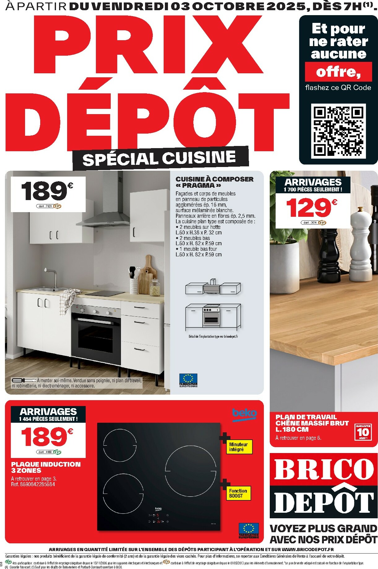 brico-depot - Catalogue Brico Dépôt - Cuisine valable du 03/10 au 16/10