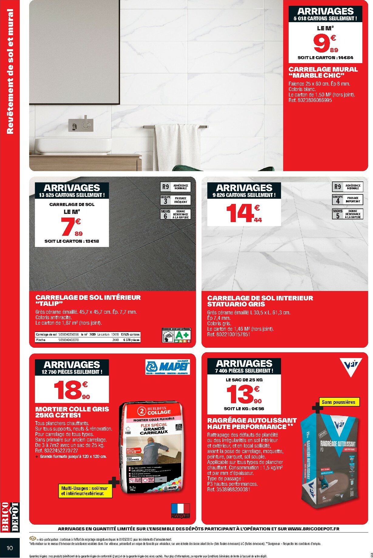 brico-depot - Catalogue Brico Dépôt - Cuisine valable du 03/10 au 16/10 - page: 10