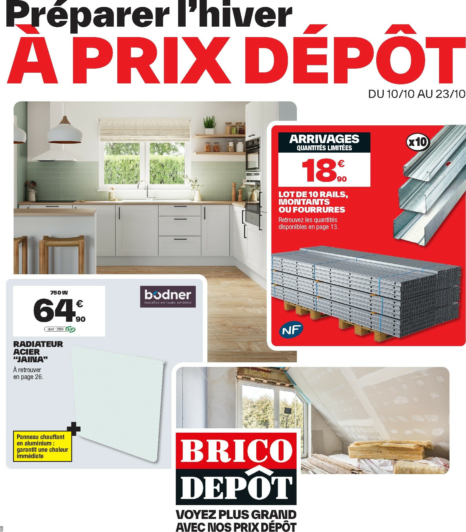 brico-depot - Catalogue Brico Dépôt valable du 10/10 au 23/10