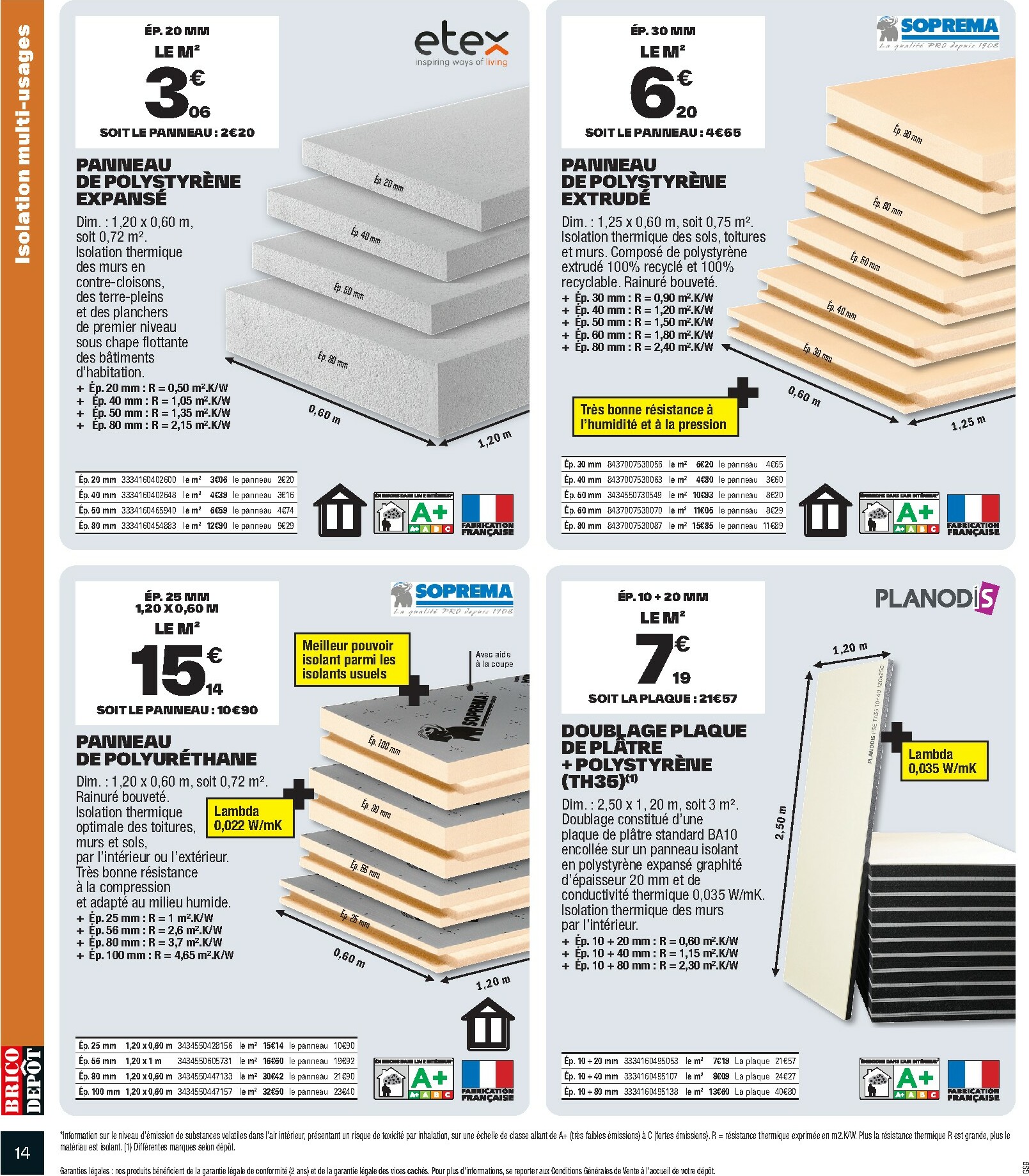 brico-depot - Catalogue Brico Dépôt valable du 10/10 au 23/10 - page: 14