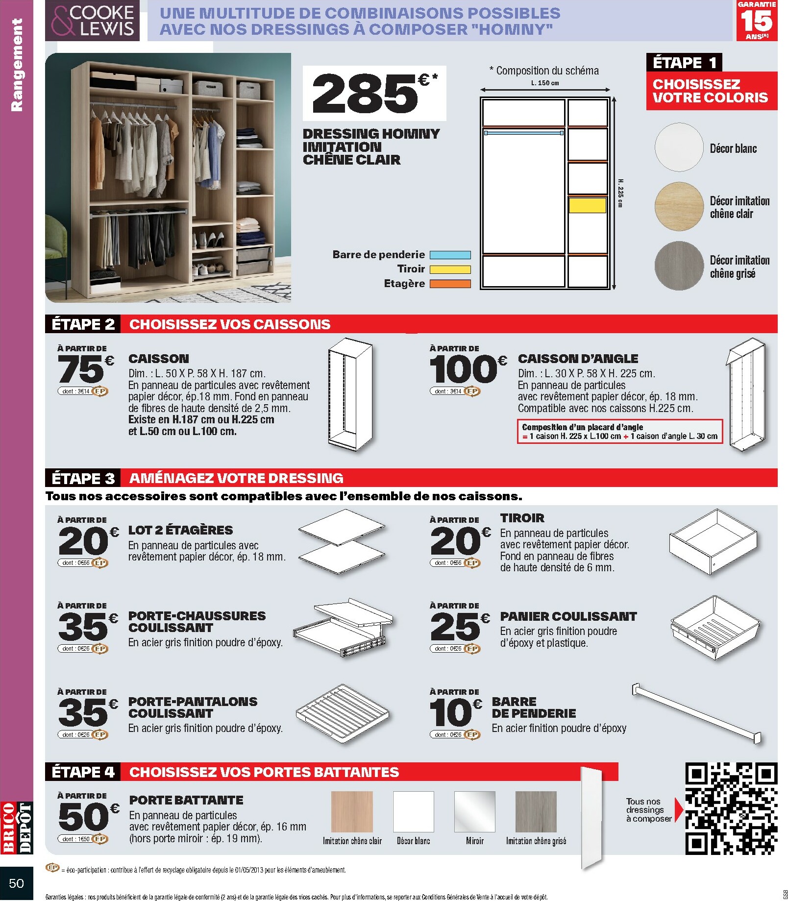 brico-depot - Catalogue Brico Dépôt valable du 10/10 au 23/10 - page: 50