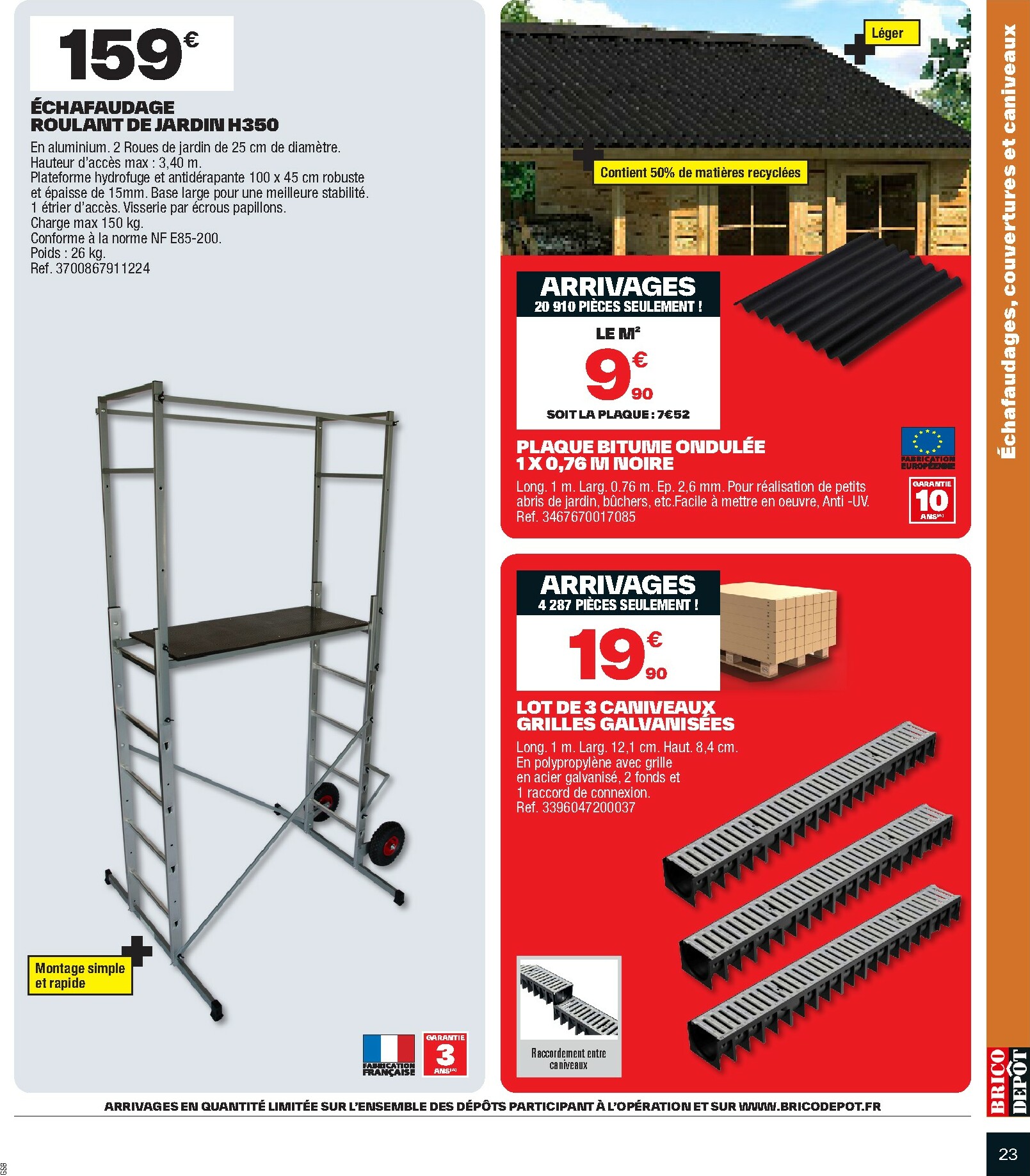 brico-depot - Catalogue Brico Dépôt valable du 10/10 au 23/10 - page: 23