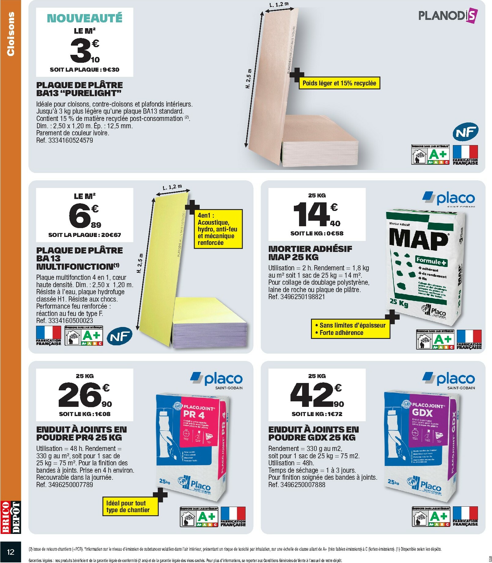 brico-depot - Catalogue Brico Dépôt valable du 10/10 au 23/10 - page: 12