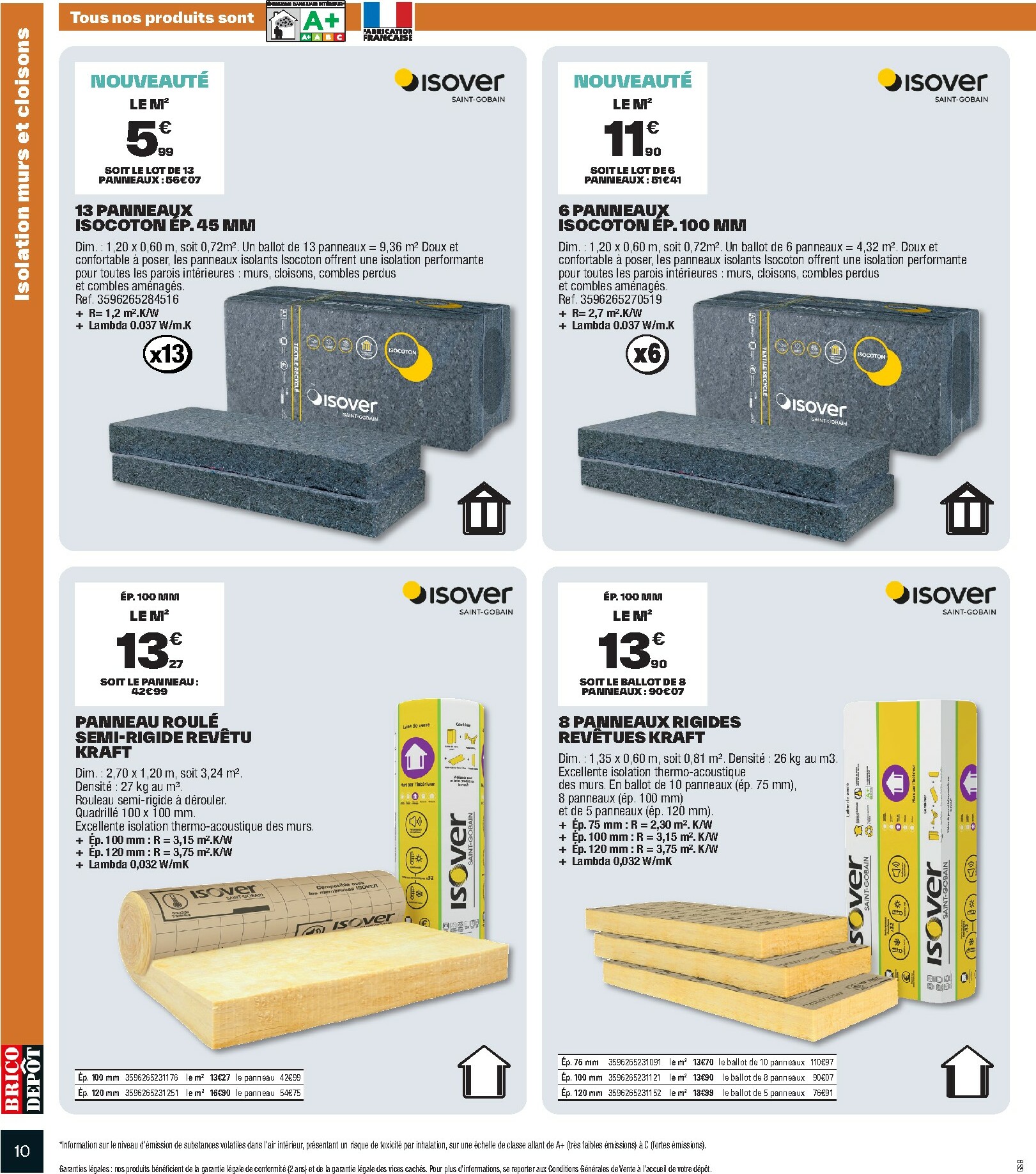 brico-depot - Catalogue Brico Dépôt valable du 10/10 au 23/10 - page: 10