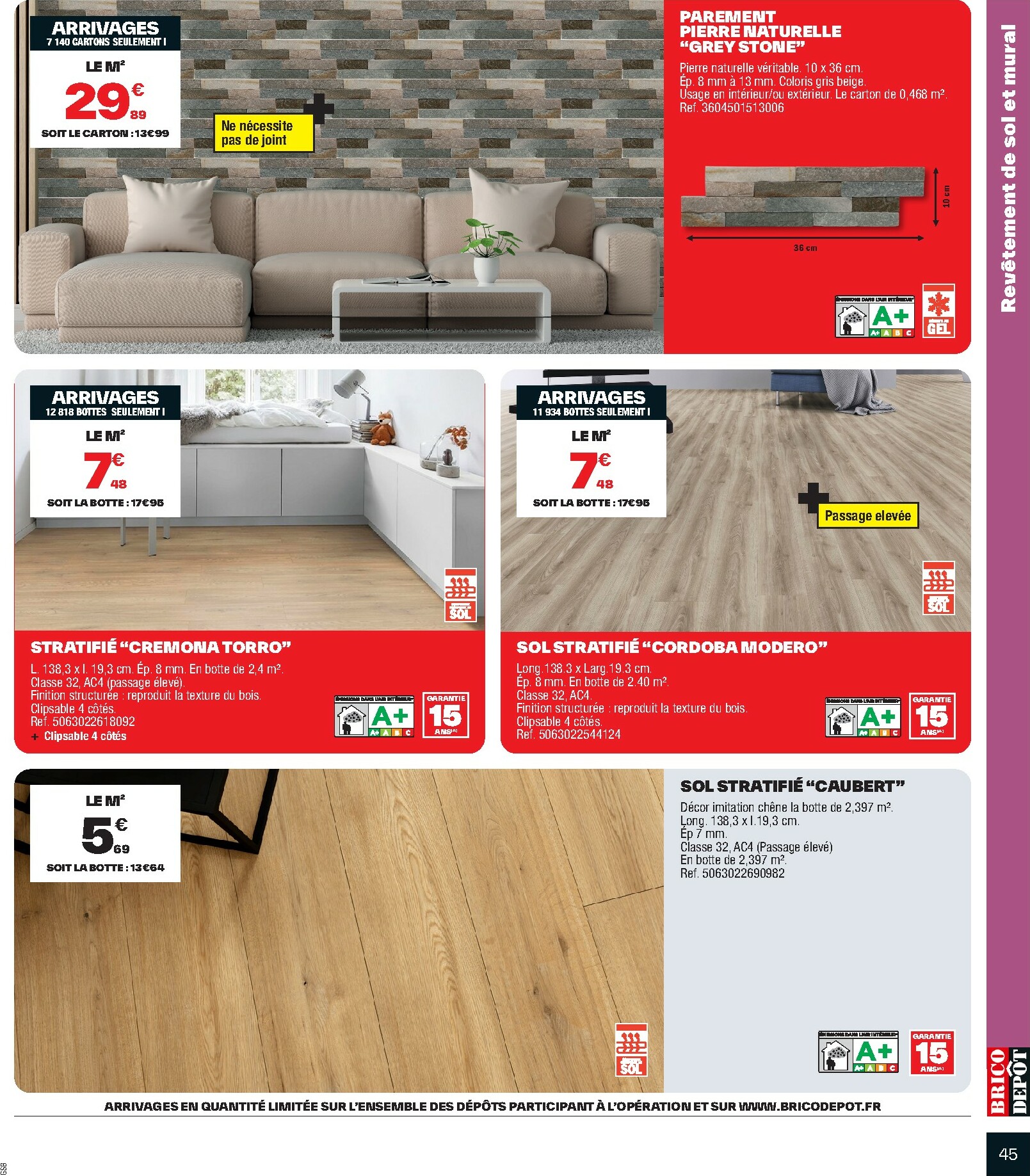 brico-depot - Catalogue Brico Dépôt valable du 10/10 au 23/10 - page: 45