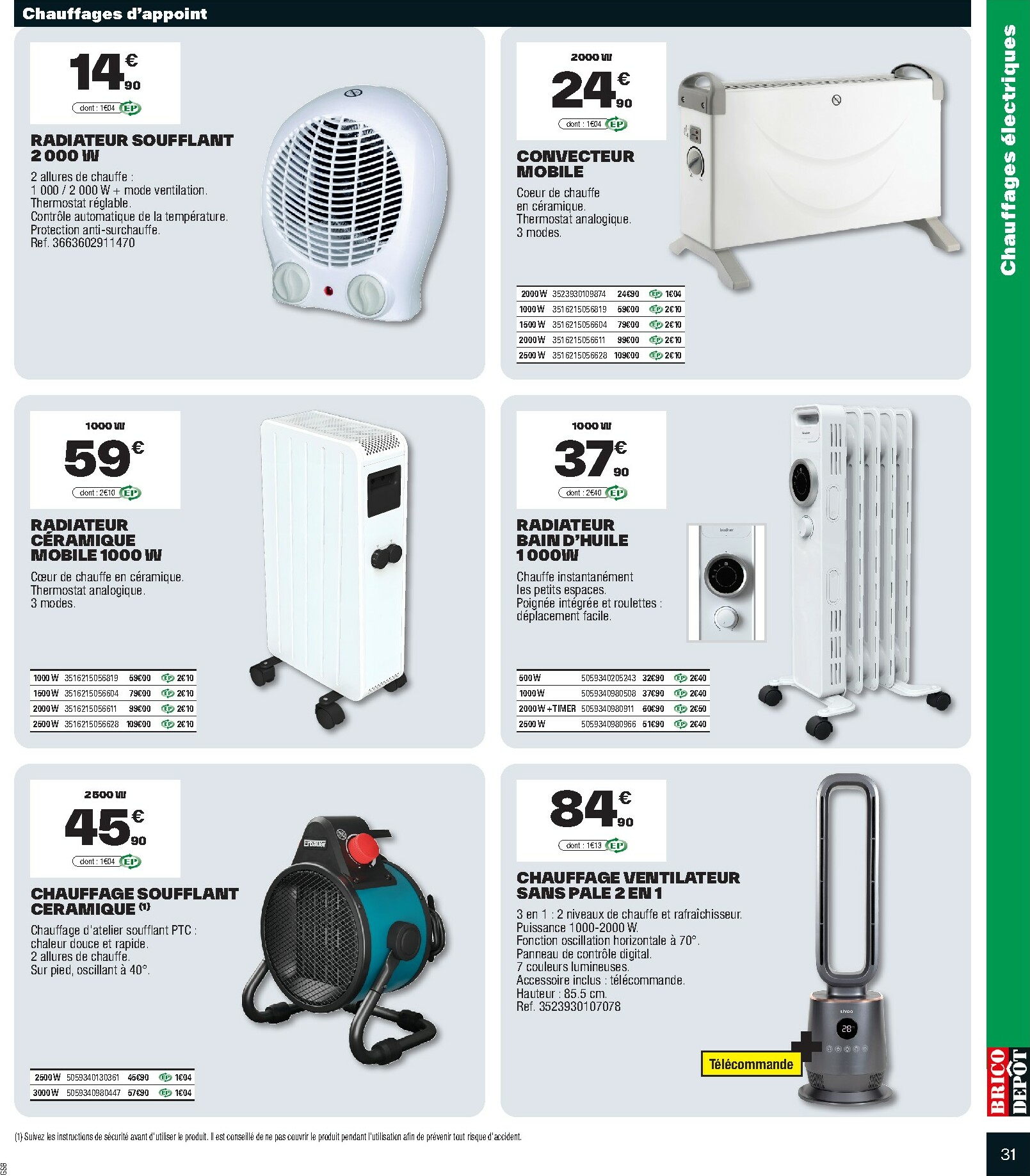 brico-depot - Catalogue Brico Dépôt valable du 10/10 au 23/10 - page: 31