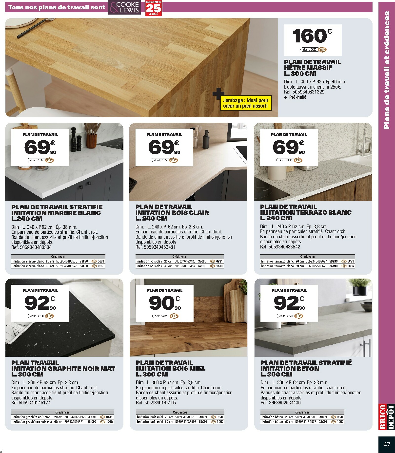 brico-depot - Catalogue Brico Dépôt valable du 10/10 au 23/10 - page: 47