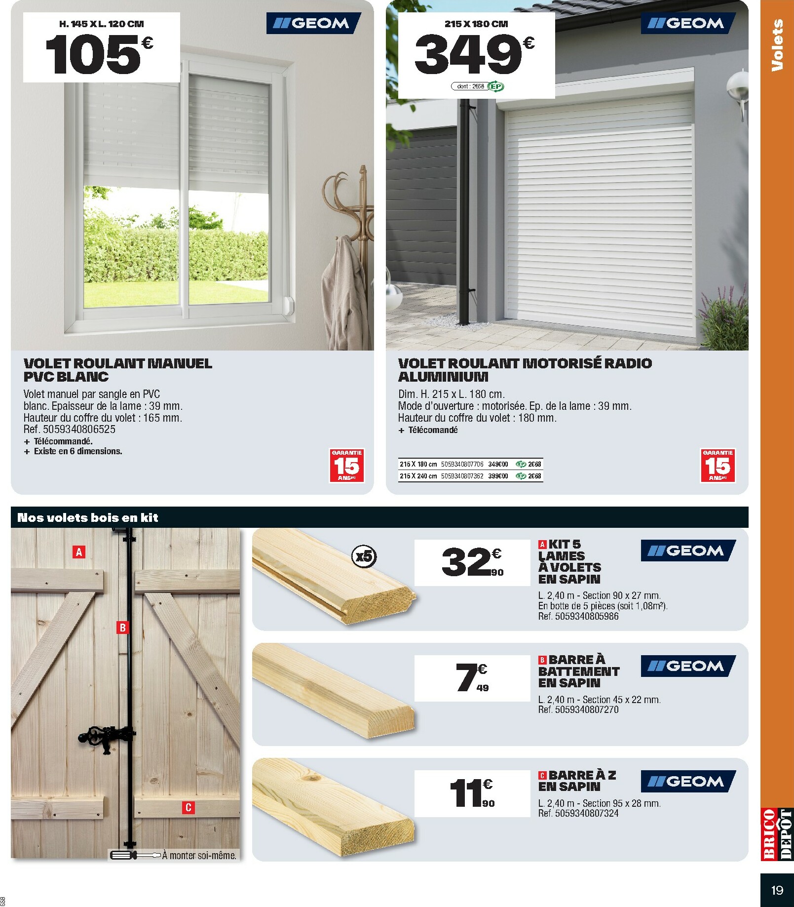 brico-depot - Catalogue Brico Dépôt valable du 10/10 au 23/10 - page: 19