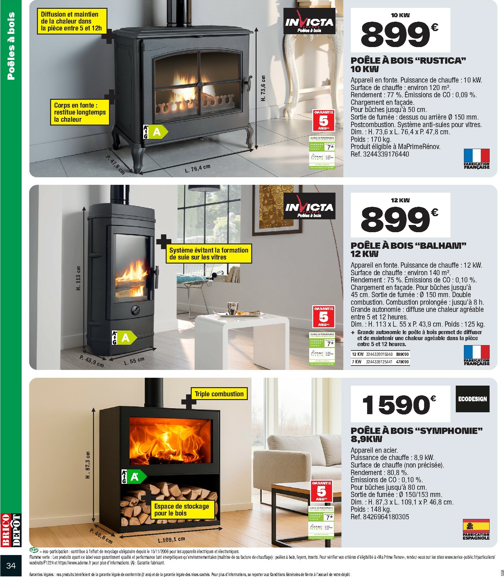 brico-depot - Catalogue Brico Dépôt valable du 10/10 au 23/10 - page: 34